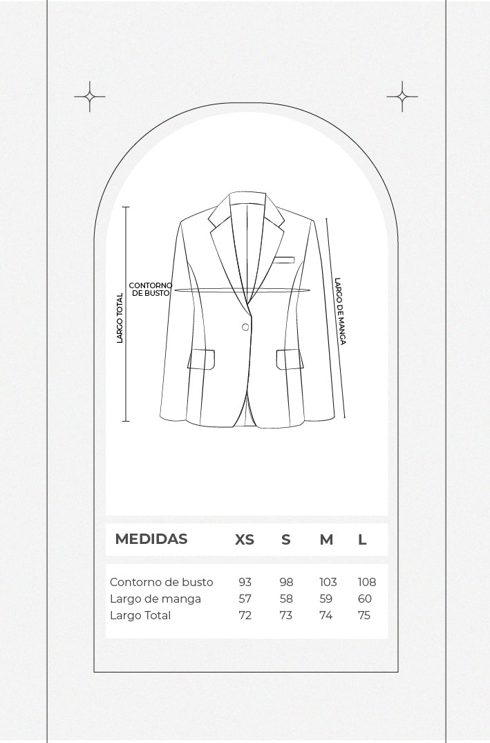 Blazer sastre oversized - Gris