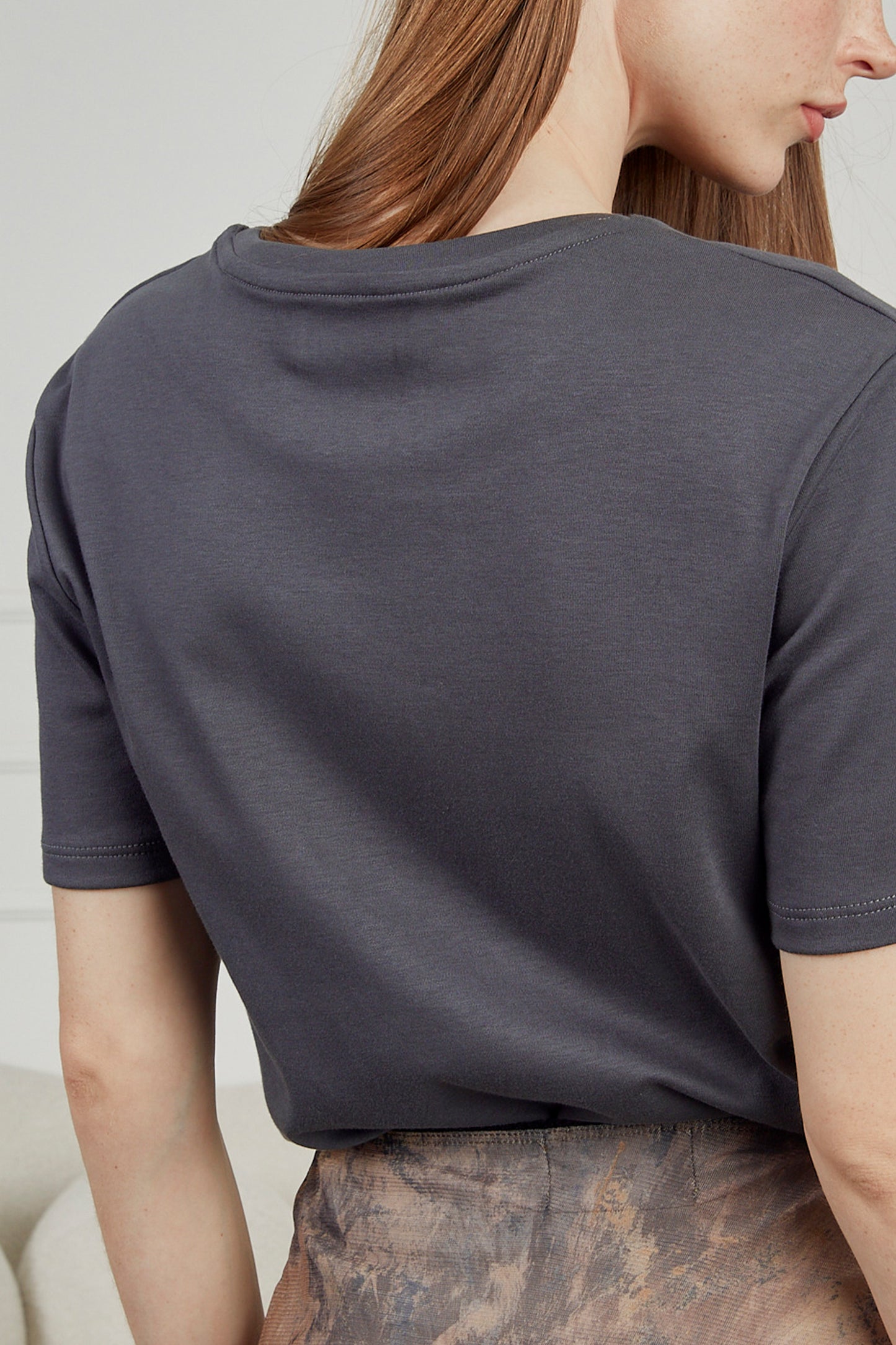 Camiseta algodón pima - Gris