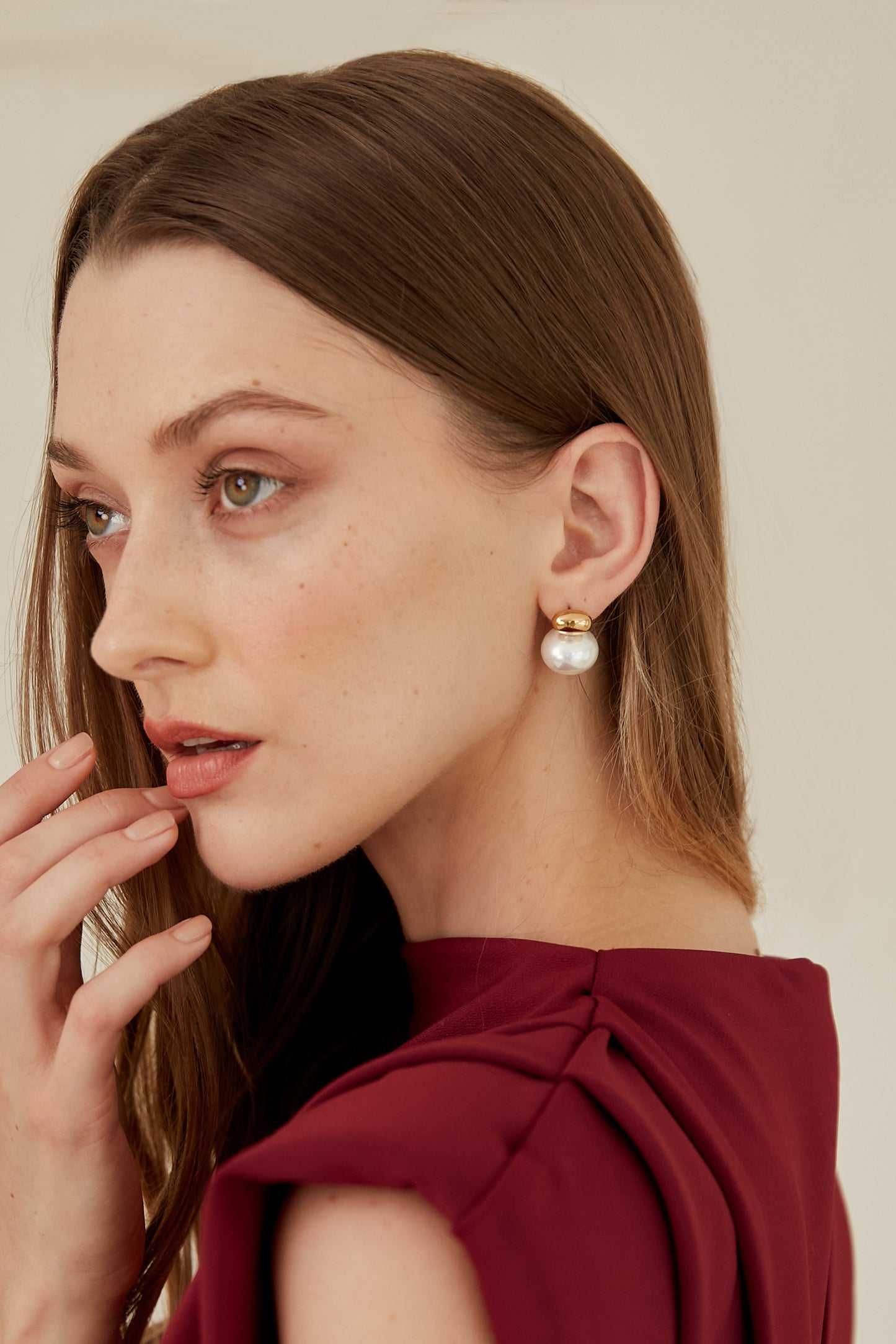 Aretes Chloe - Dorado