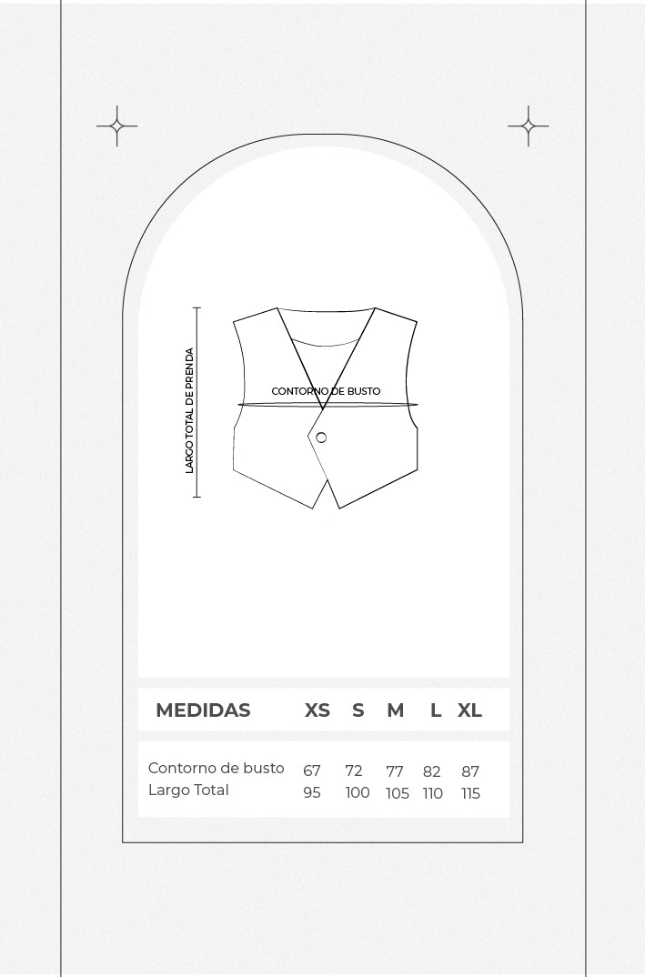 Chaleco sastre lazo - Beige