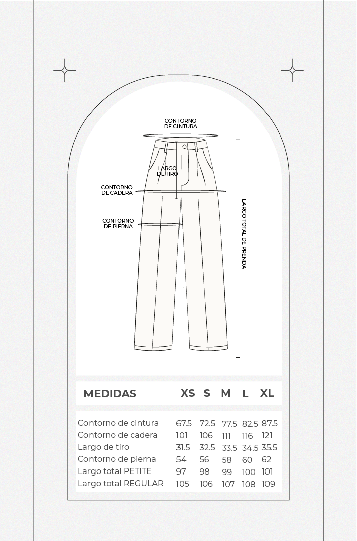 Pantalón sastre recto con cruce - Negro