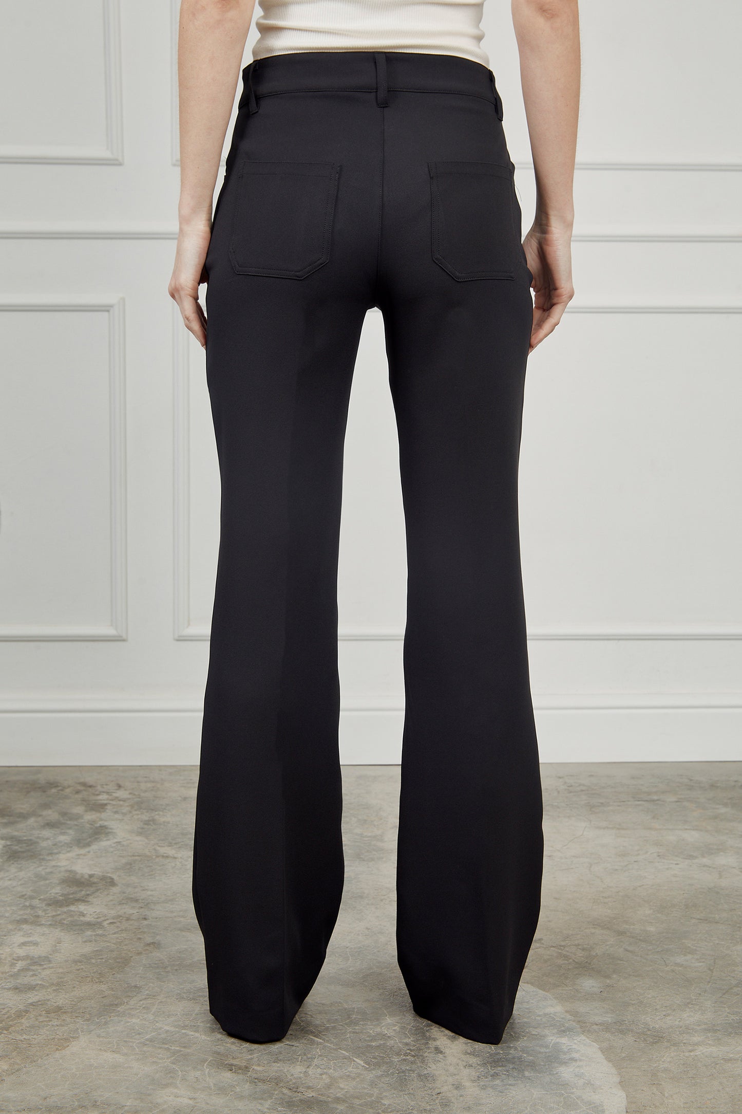 Pantalón sastre acampanado - Negro