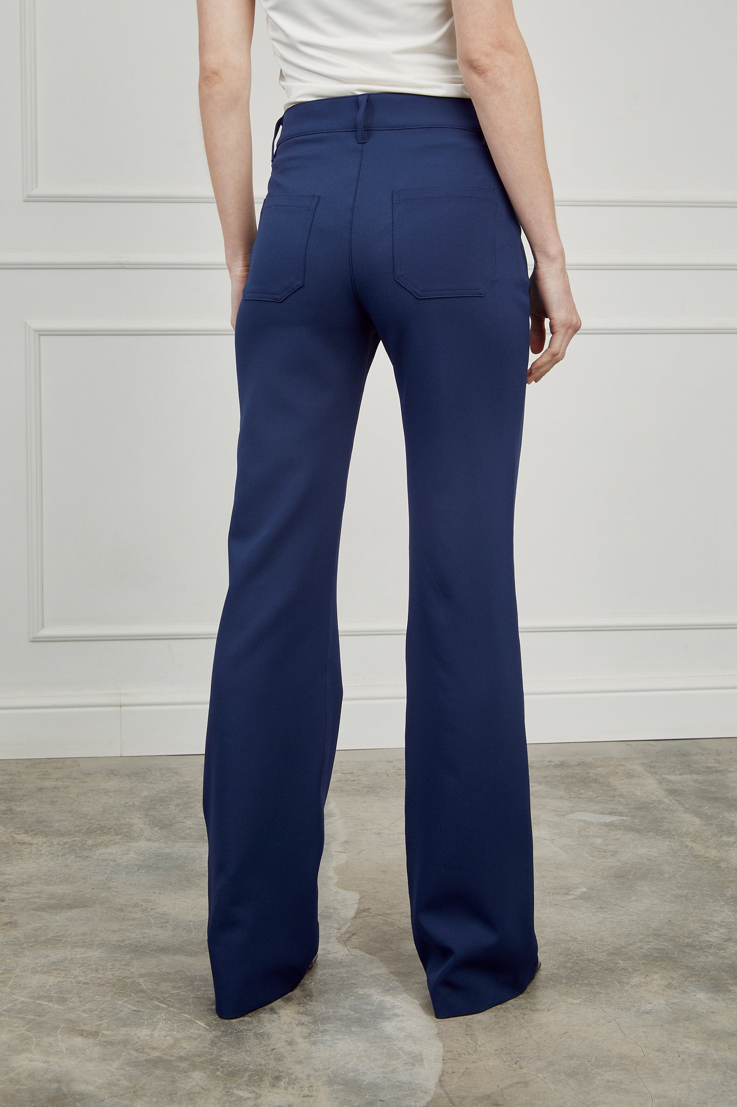 Pantalón sastre acampanado - Azul