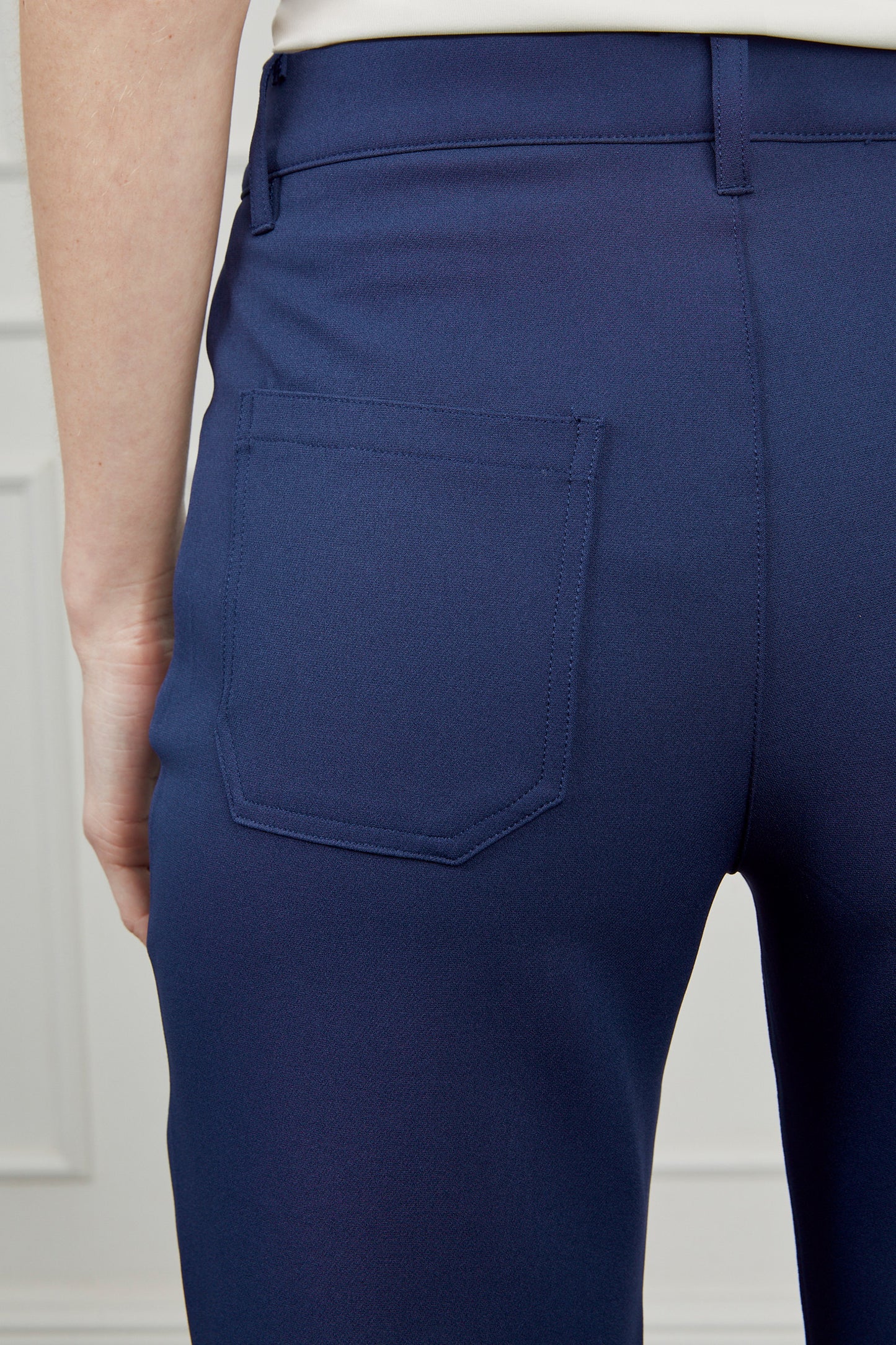 Pantalón sastre acampanado - Azul