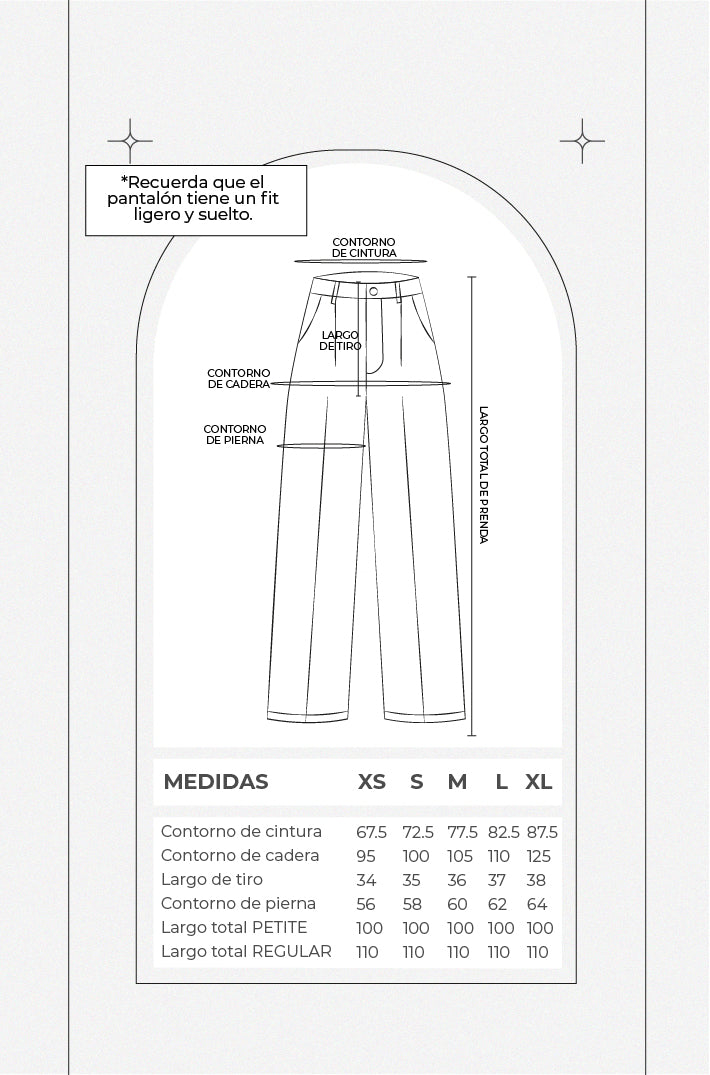 Pantalón sastre recto - Gris