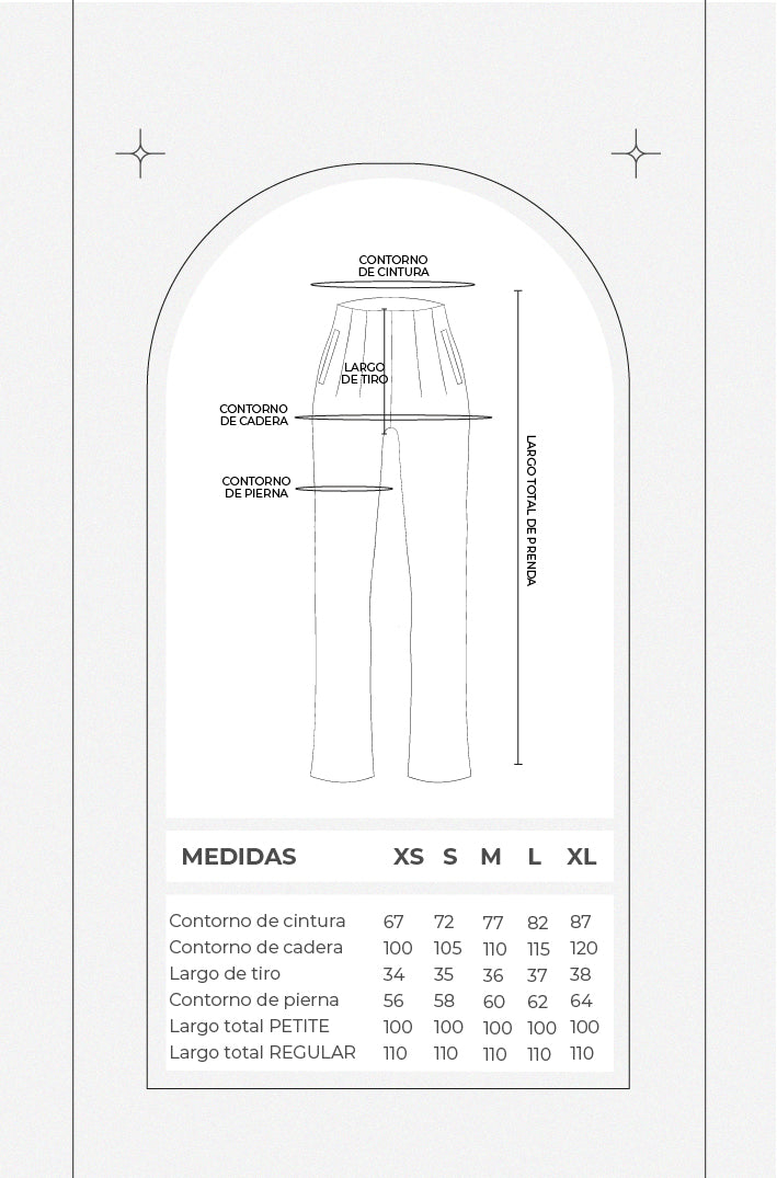 Pantalón slim pinzas - Perla