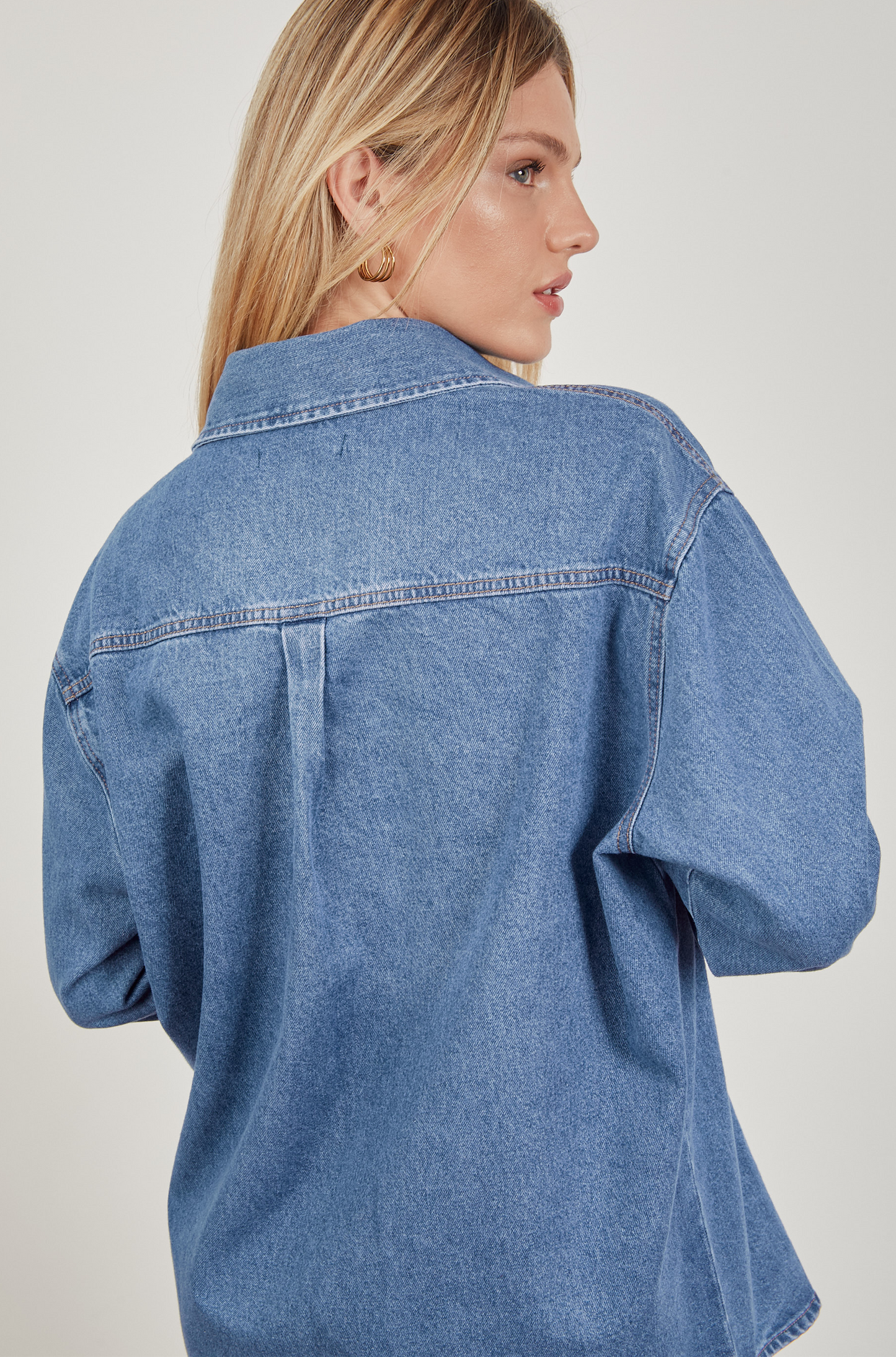 Sobrecamisa Denim - Azul