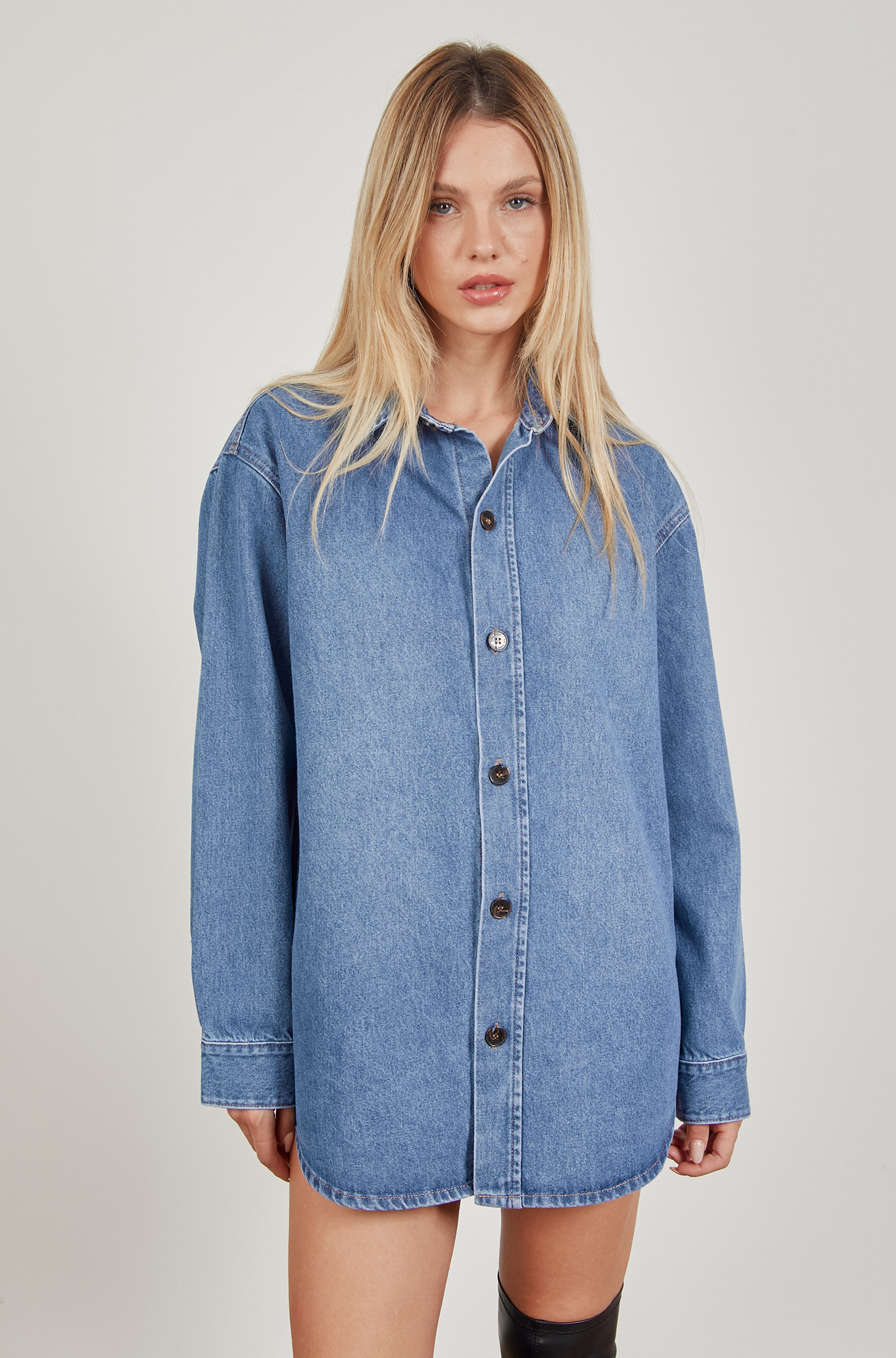 Sobrecamisa Denim - Azul