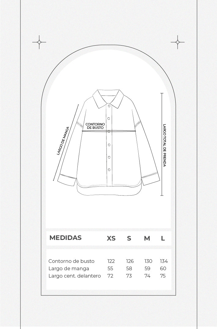 Sobrecamisa Denim - Celeste