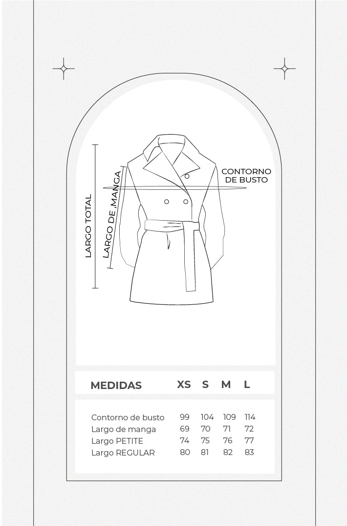 Trench coat drill corto - Topo