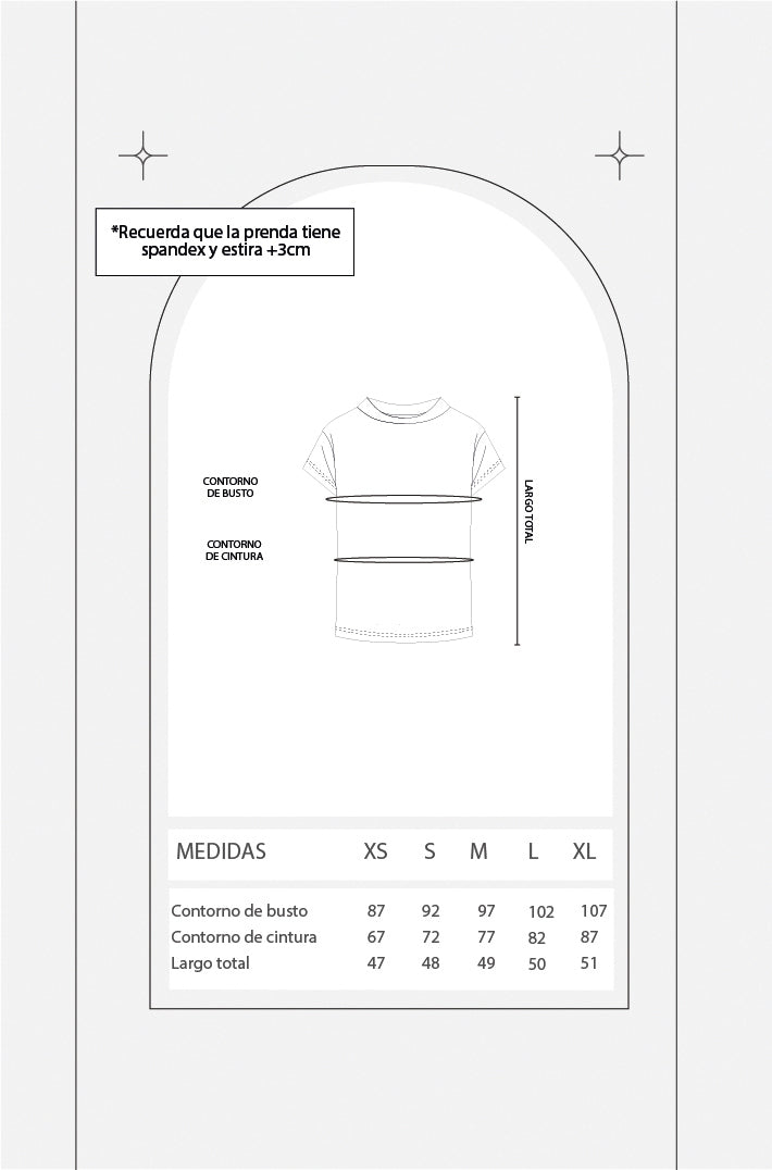 Top cuello alto - Negro