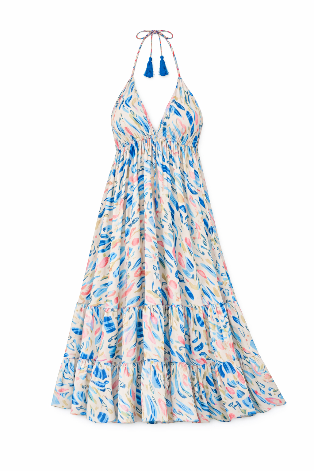 VESTIDO AMARA - CELESTE MIX