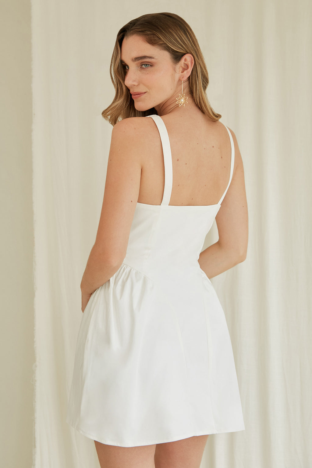 Vestido corto corset - Perla