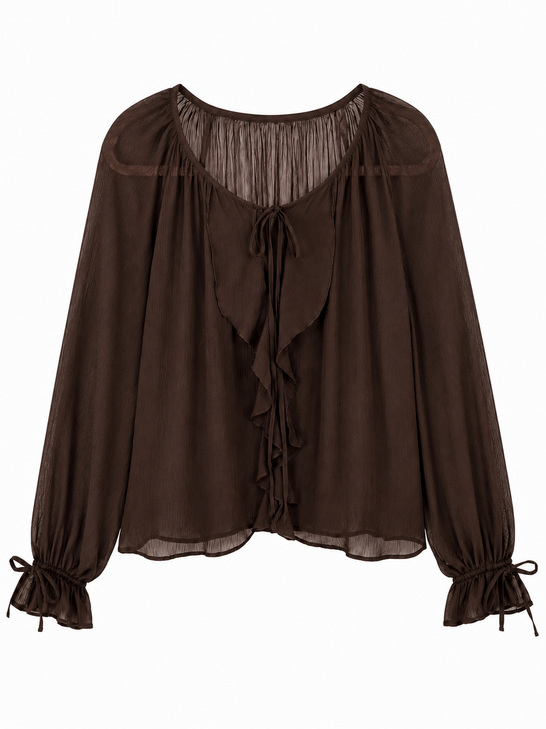 Blusa Alma Chocolate [PRE•VENTA]