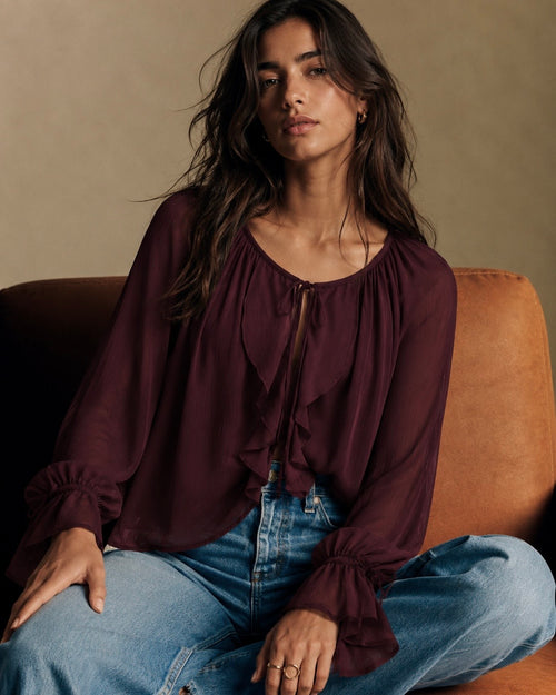 Blusa Alma Borgoña [PRE•VENTA]