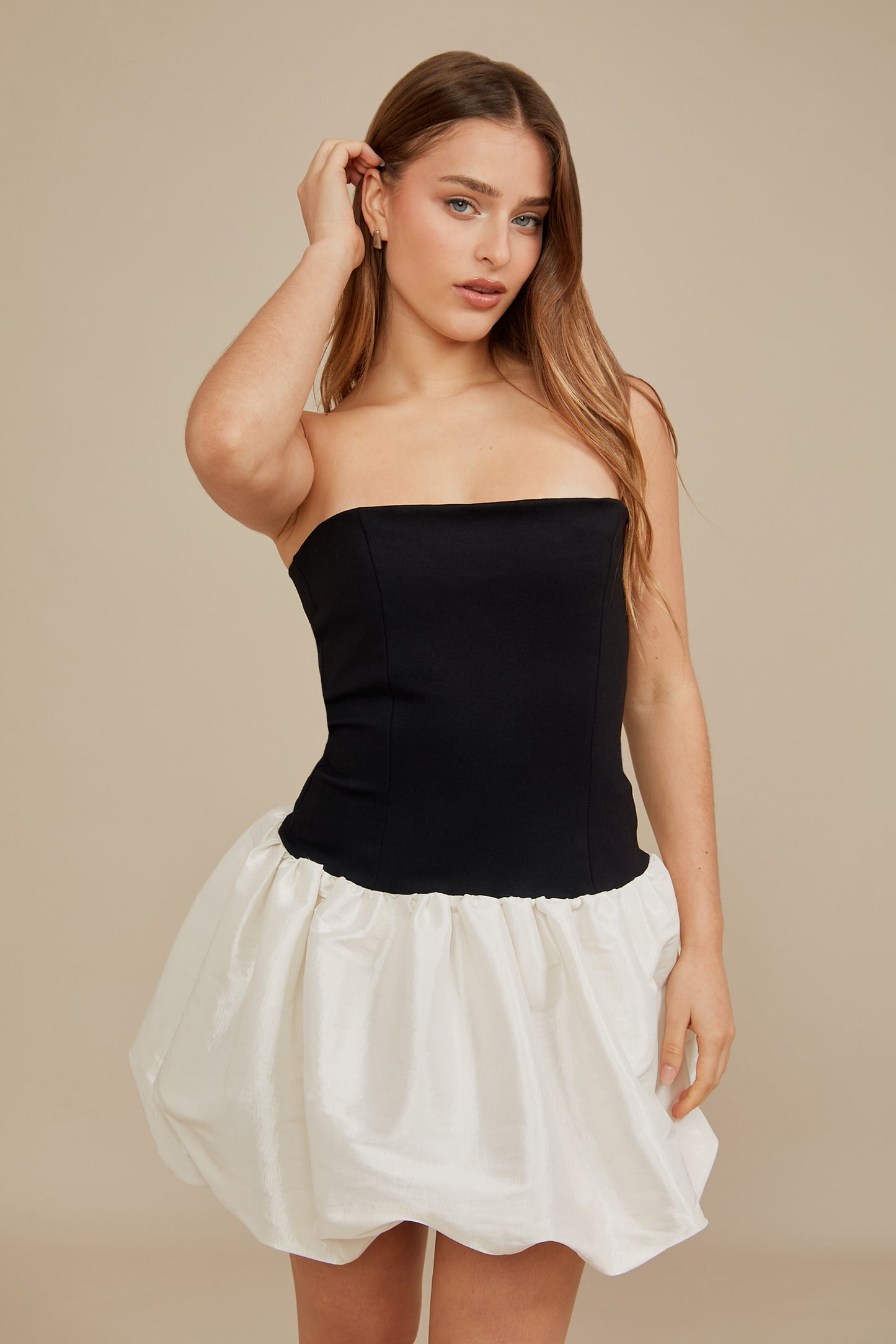 Bubble dress - Negro