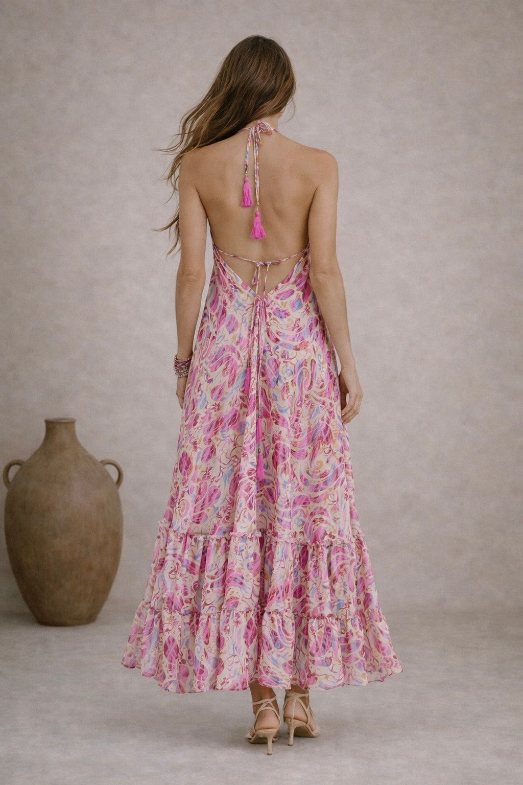 VESTIDO AMARA - ROSA MIX