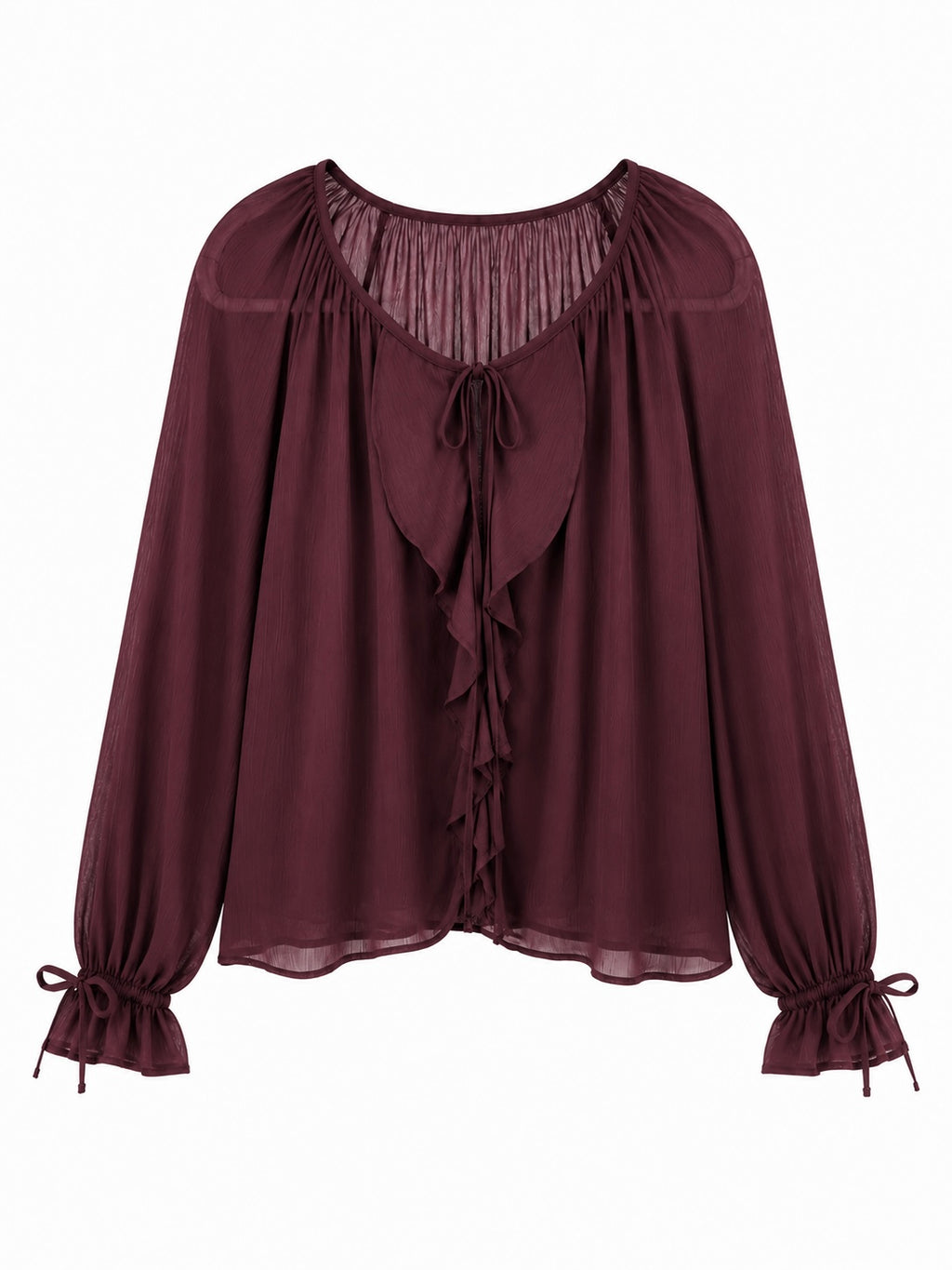 Blusa Alma Borgoña [PRE•VENTA]