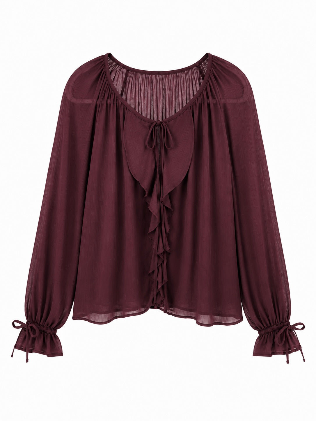 Blusa Alma Borgoña [PRE•VENTA]