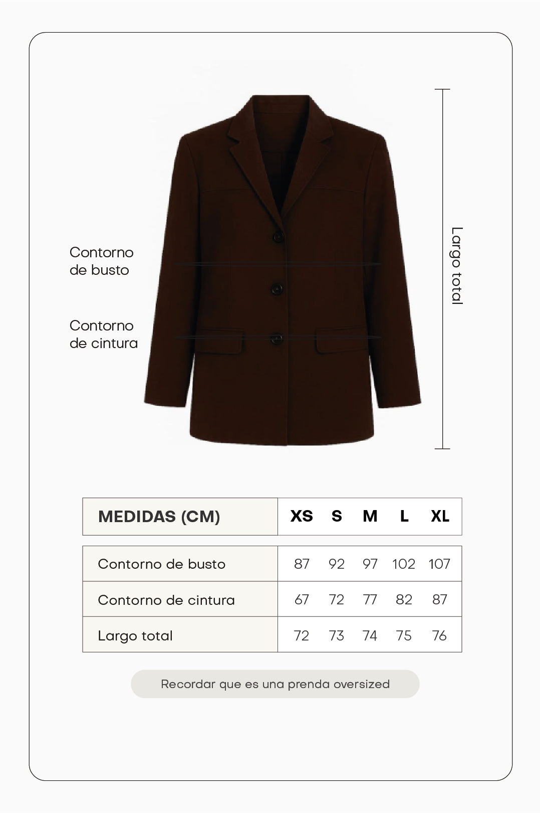 Blazer de suede - Chocolate (PRE ORDEN)