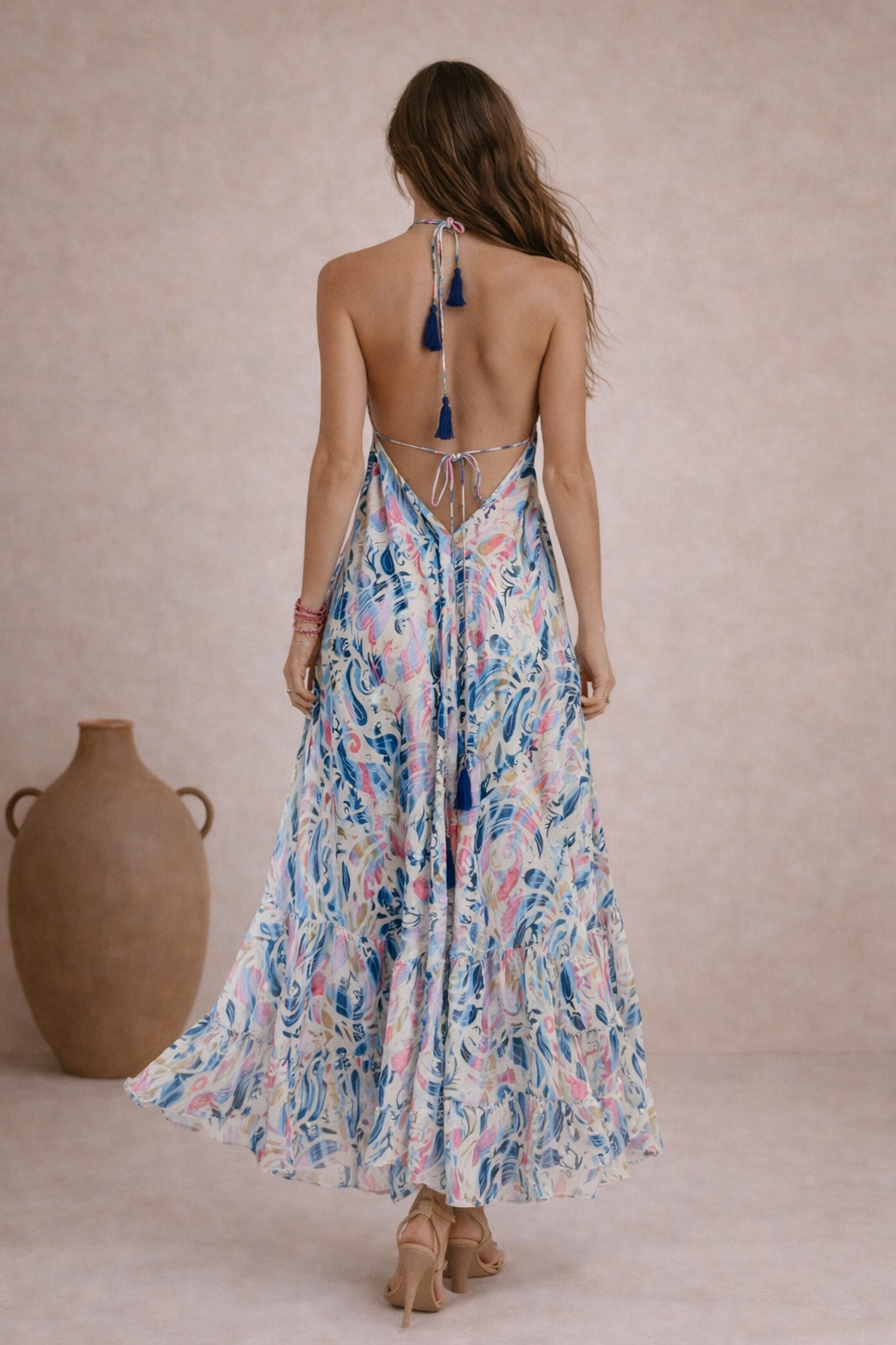 VESTIDO AMARA - CELESTE MIX