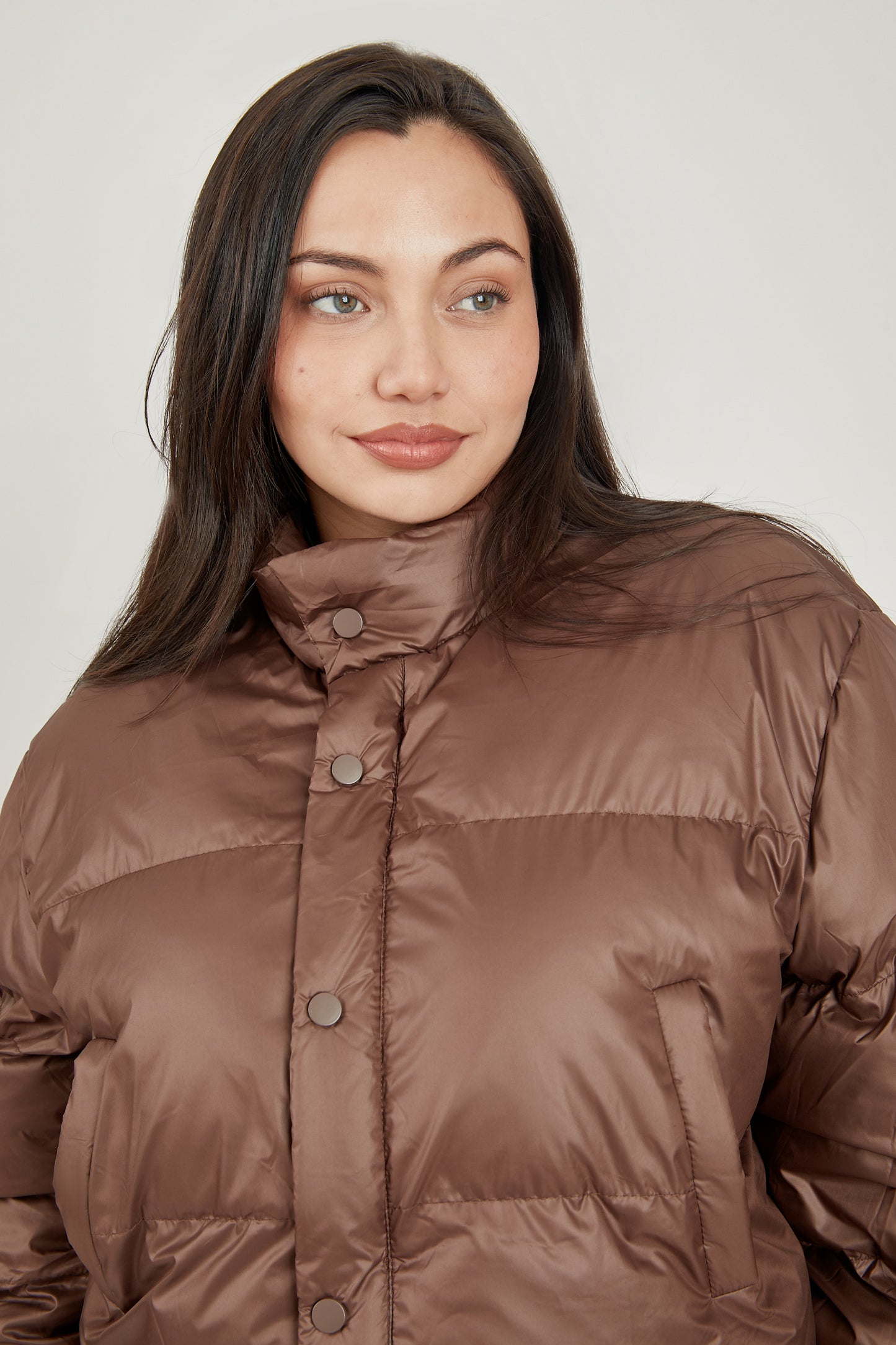 Casaca puffer - Chocolate