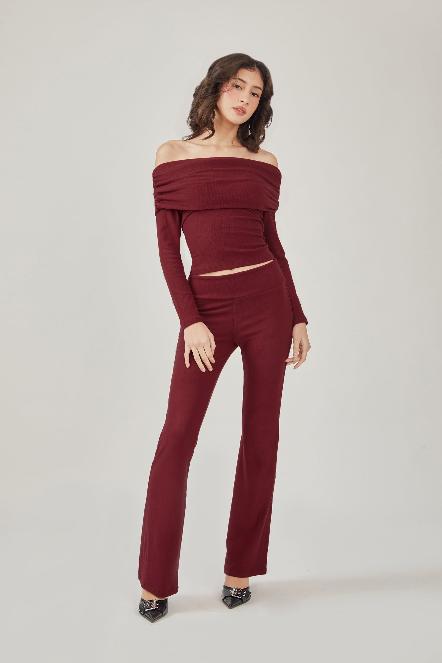 Flare pant - Vino