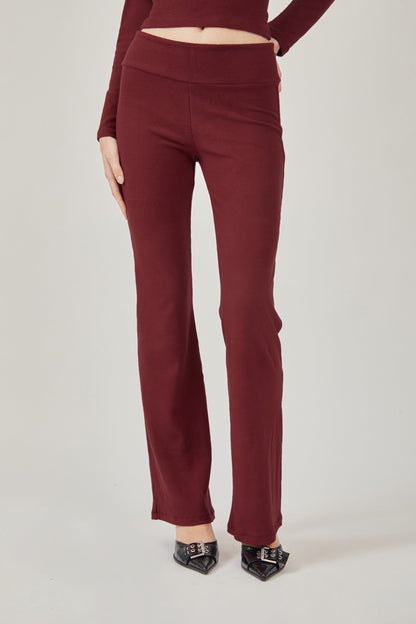 Flare pant - Vino