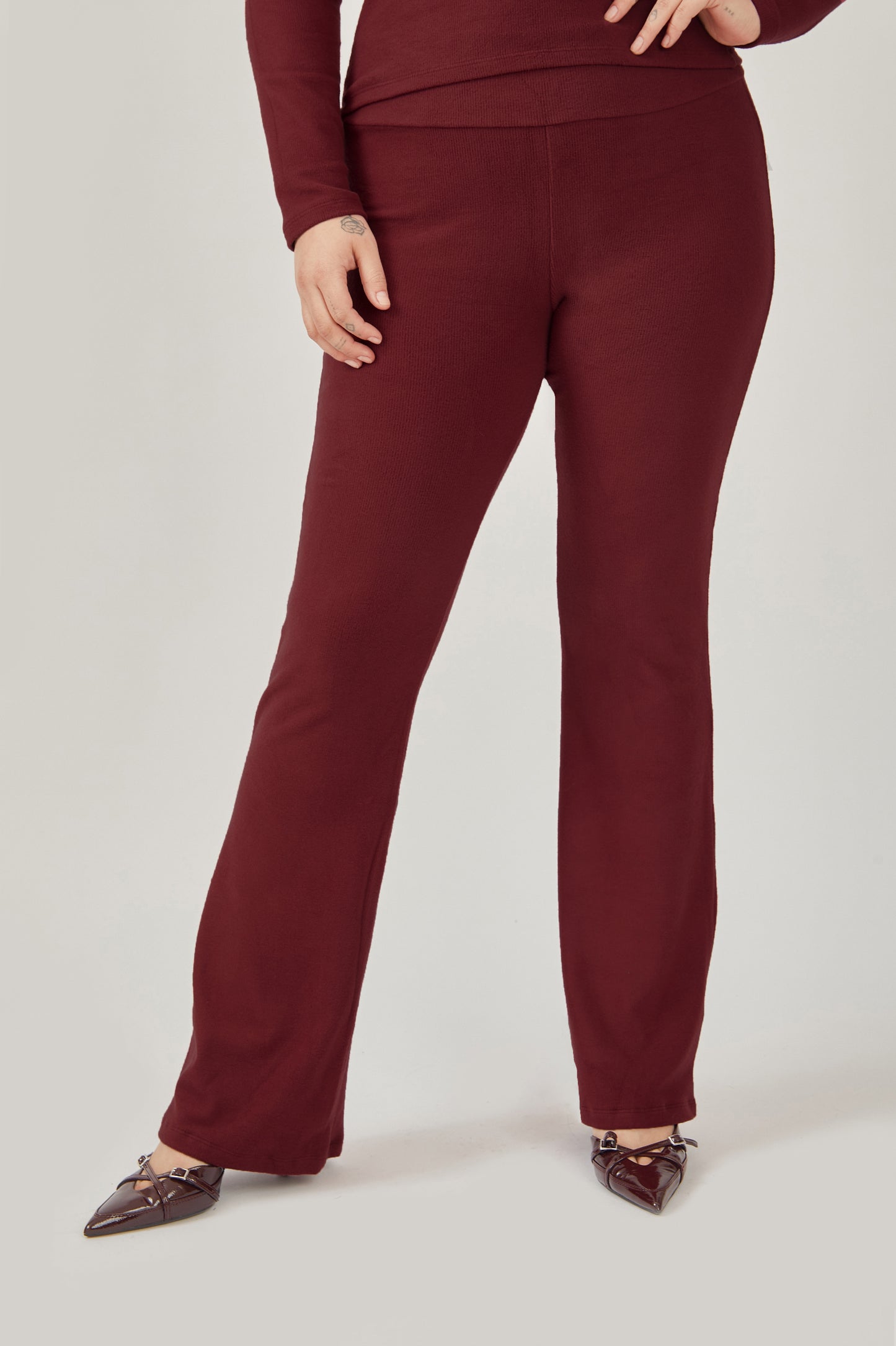 Flare pant - Vino