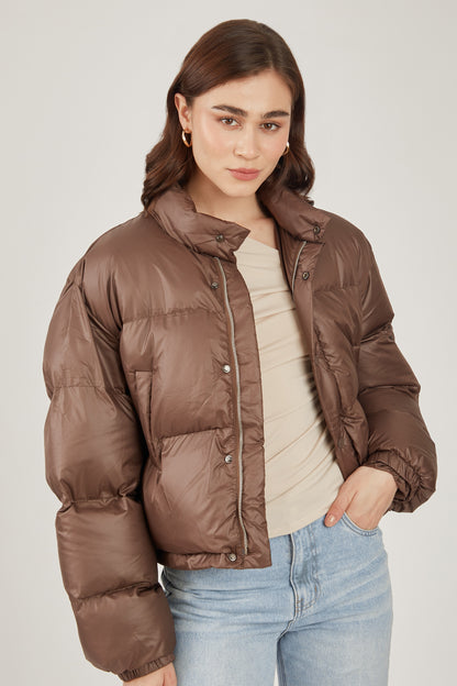 Casaca puffer - Chocolate