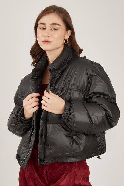 Casaca puffer - Negro