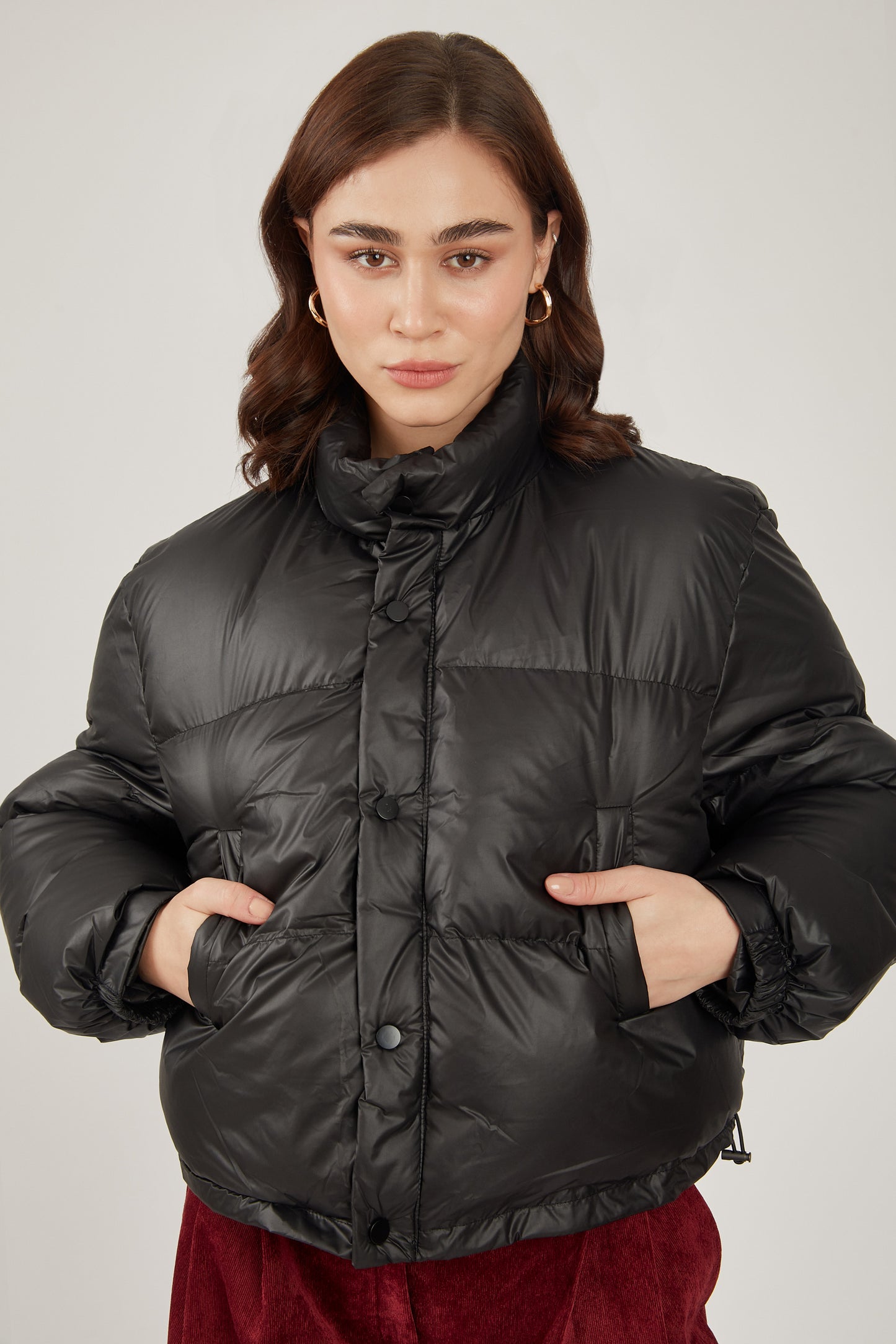 Casaca puffer - Negro