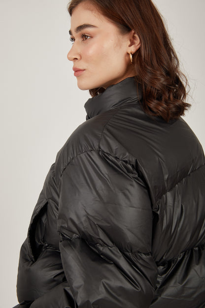 Casaca puffer - Negro