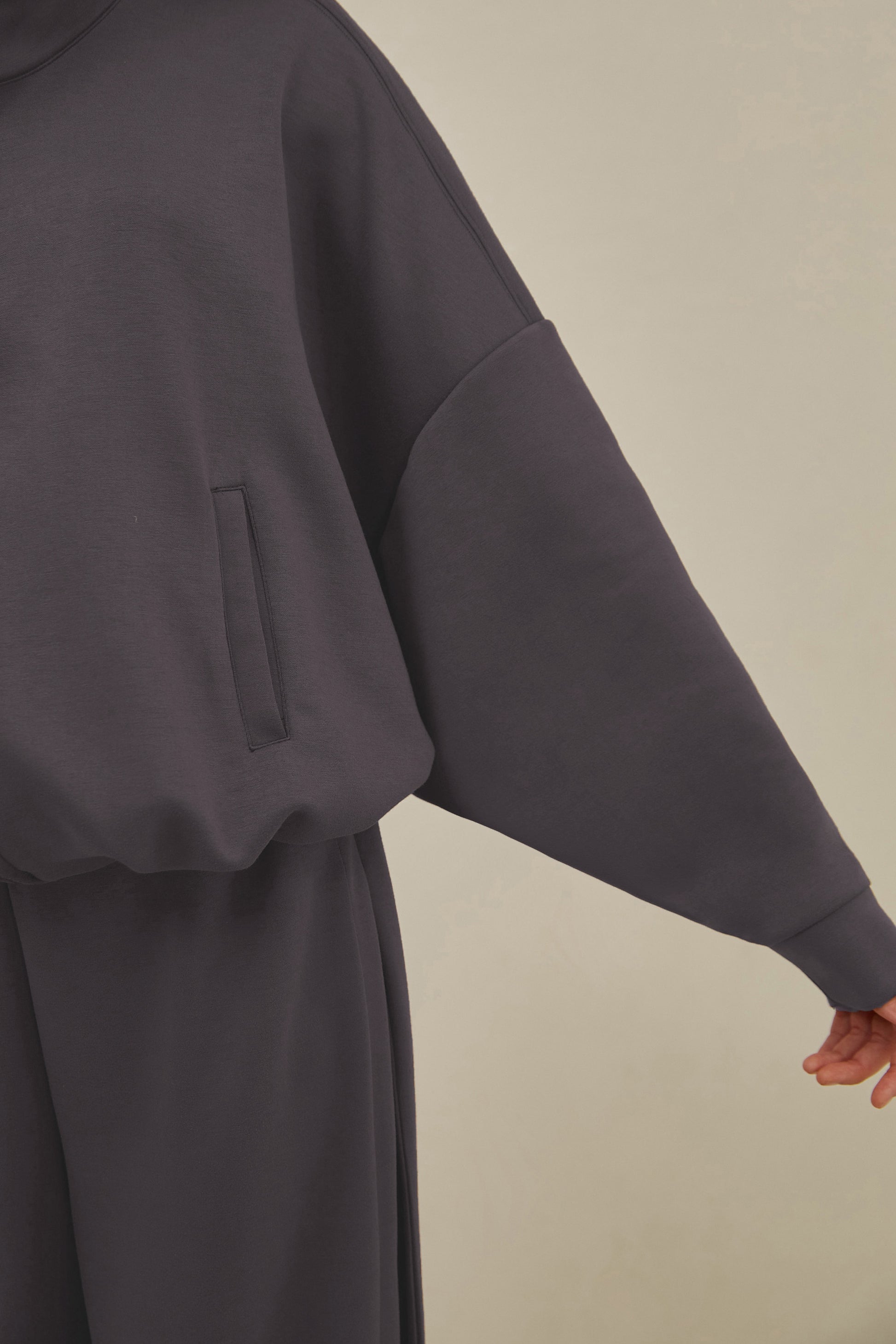 Chaqueta bomber soft - Gris oscuro