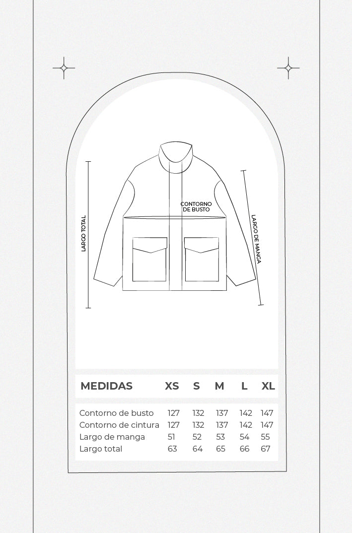 Casaca puffer wave - Borgoña