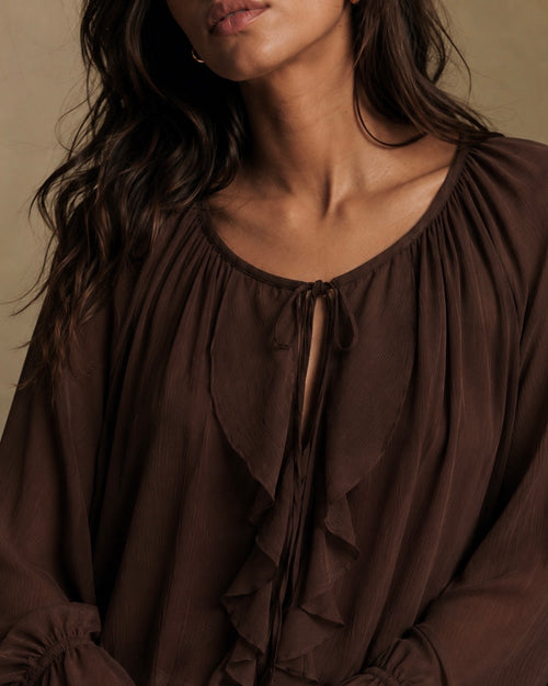 Blusa Alma Chocolate [PRE•VENTA]