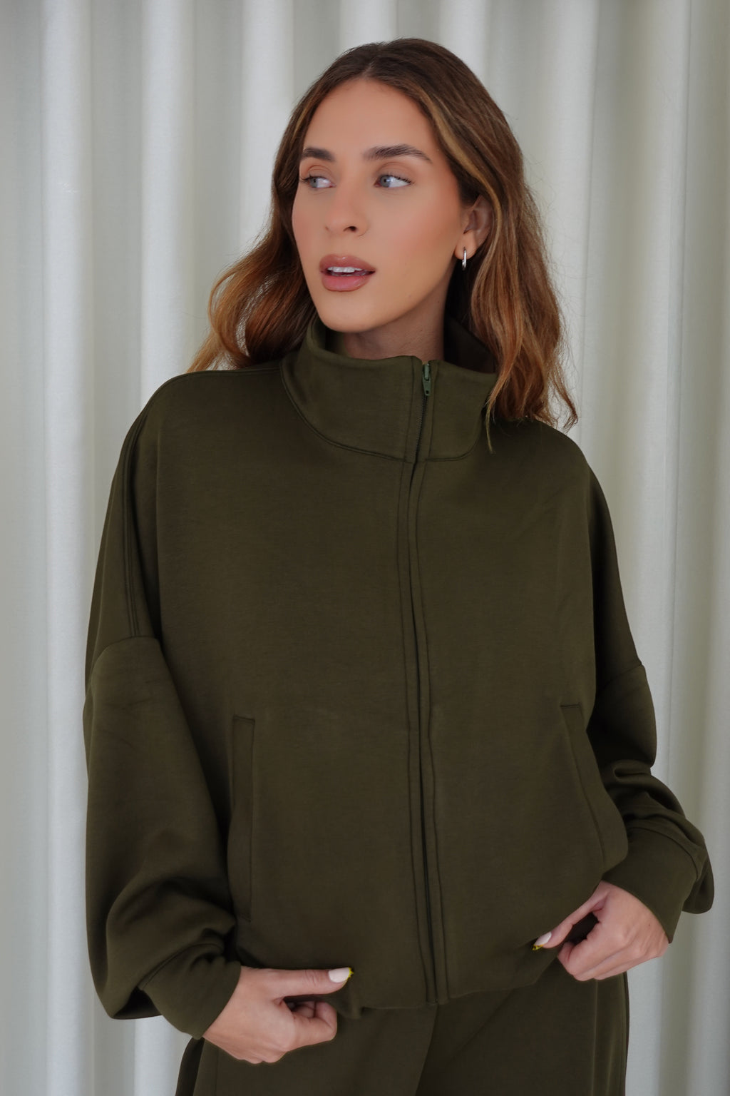 Chaqueta bomber soft - Verde