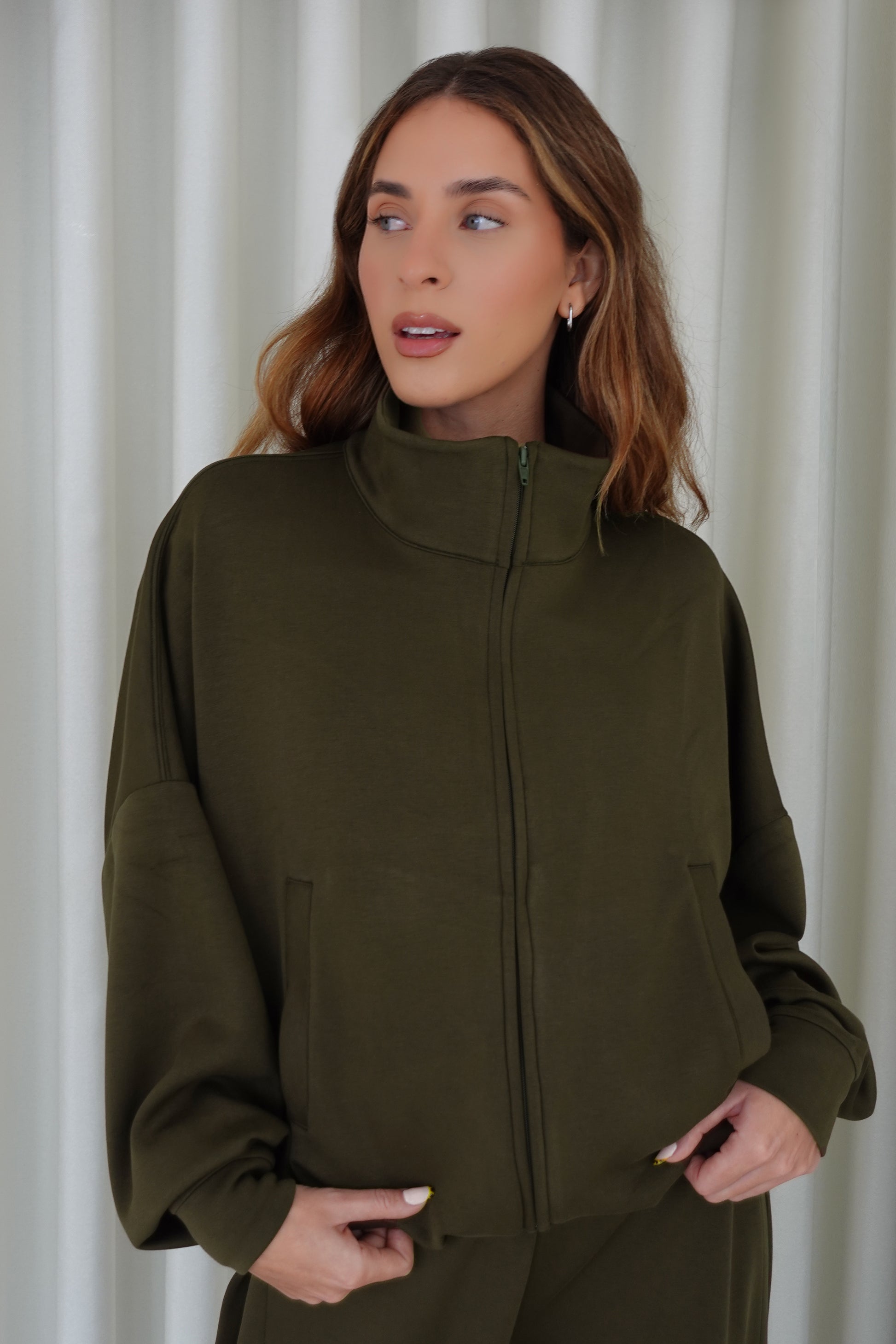 Chaqueta bomber soft - Verde
