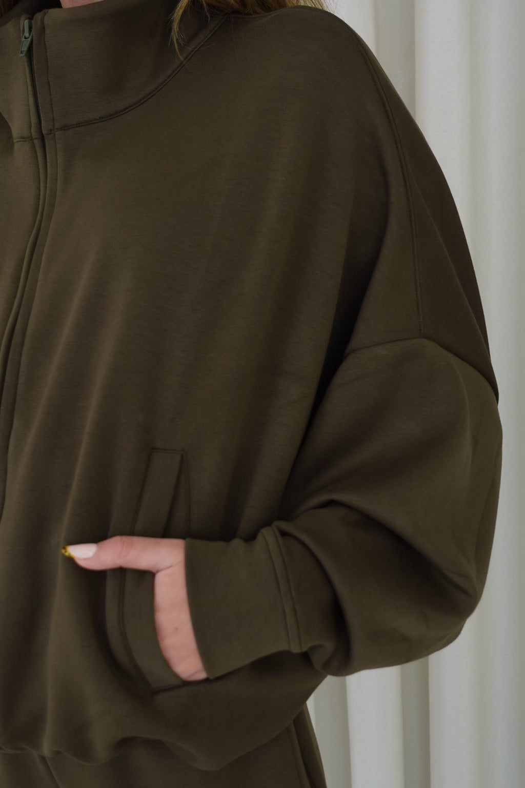 Chaqueta bomber soft - Verde