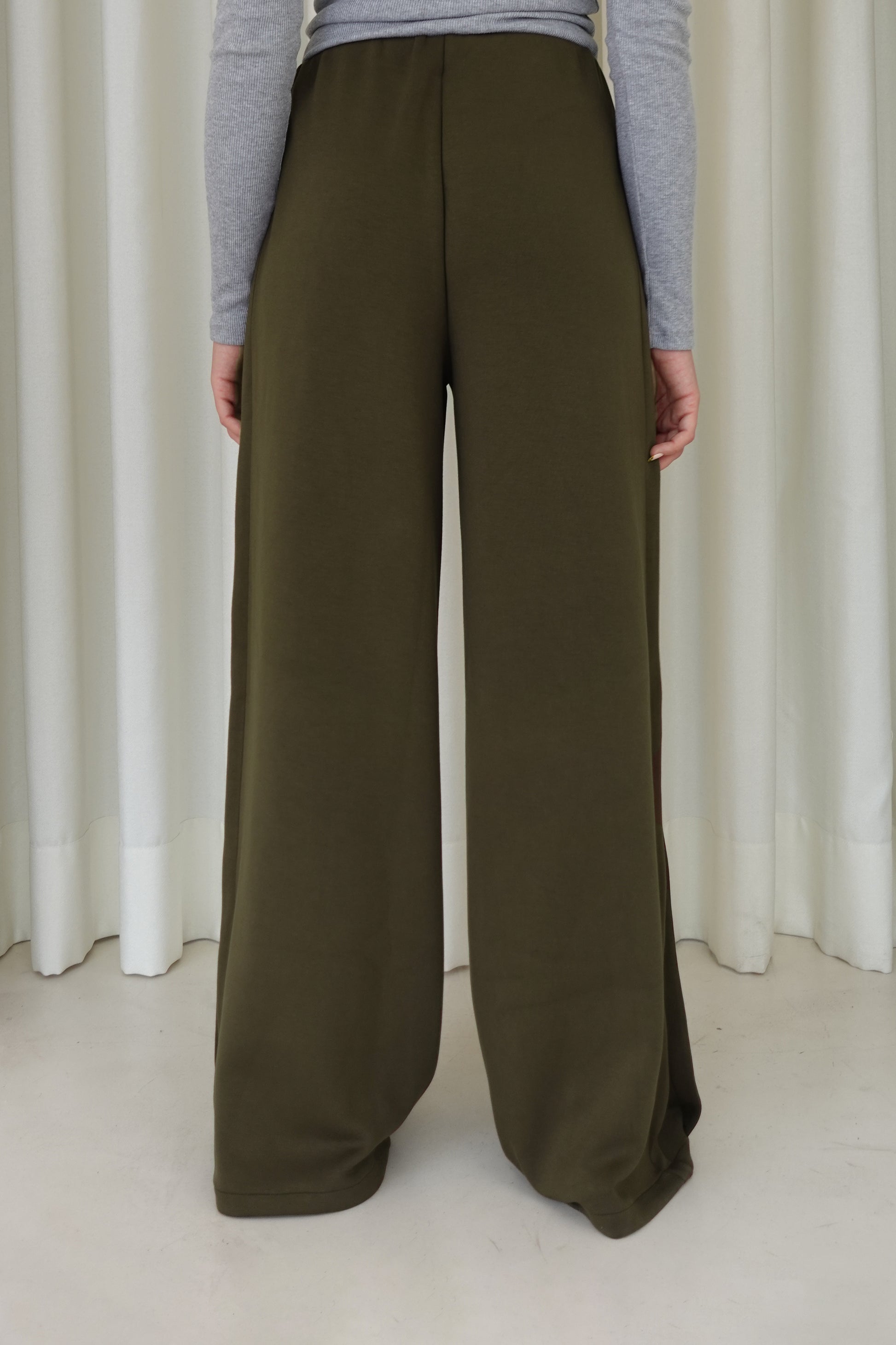 Pantalón wide leg soft - Verde