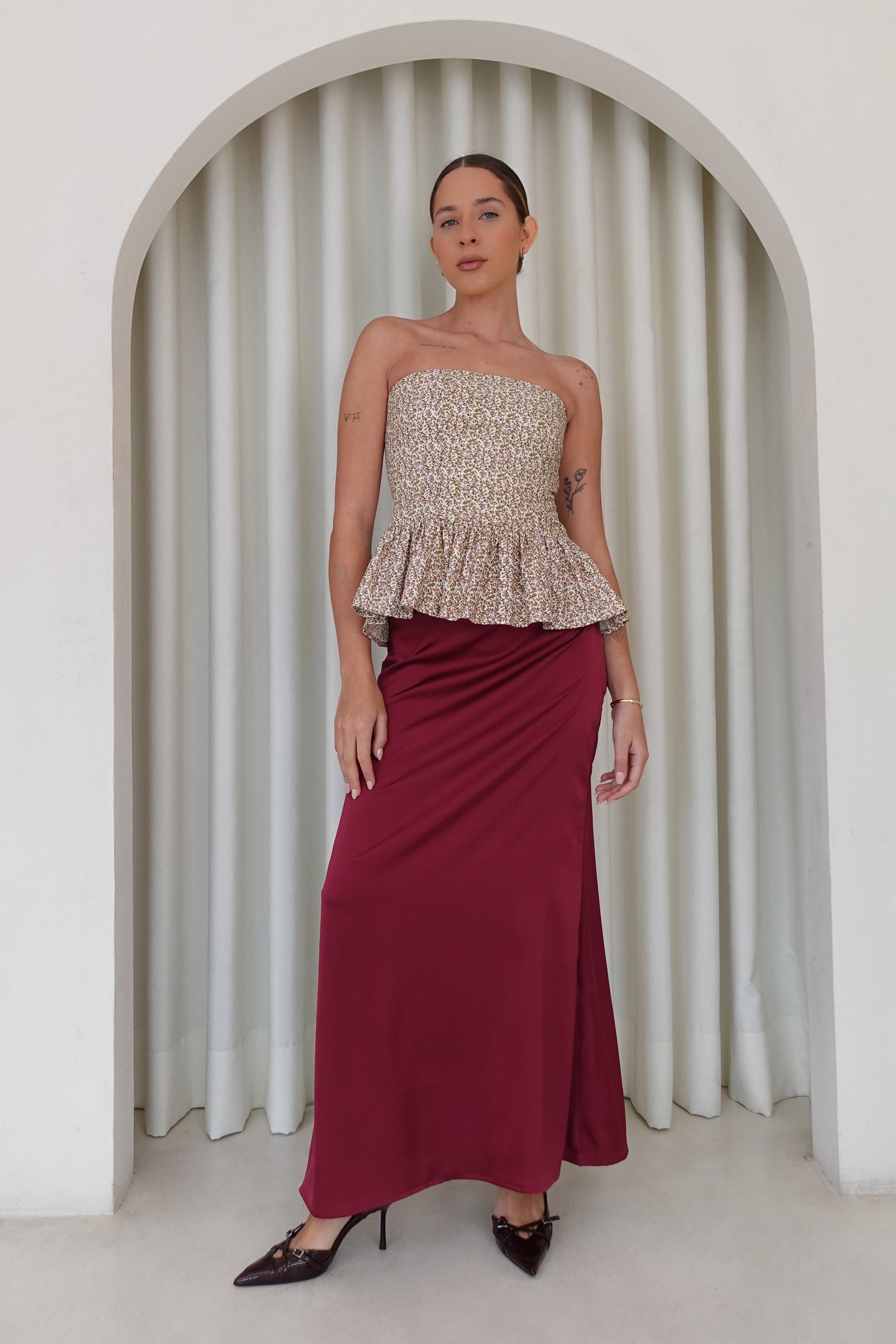 Top peplum - Estampado