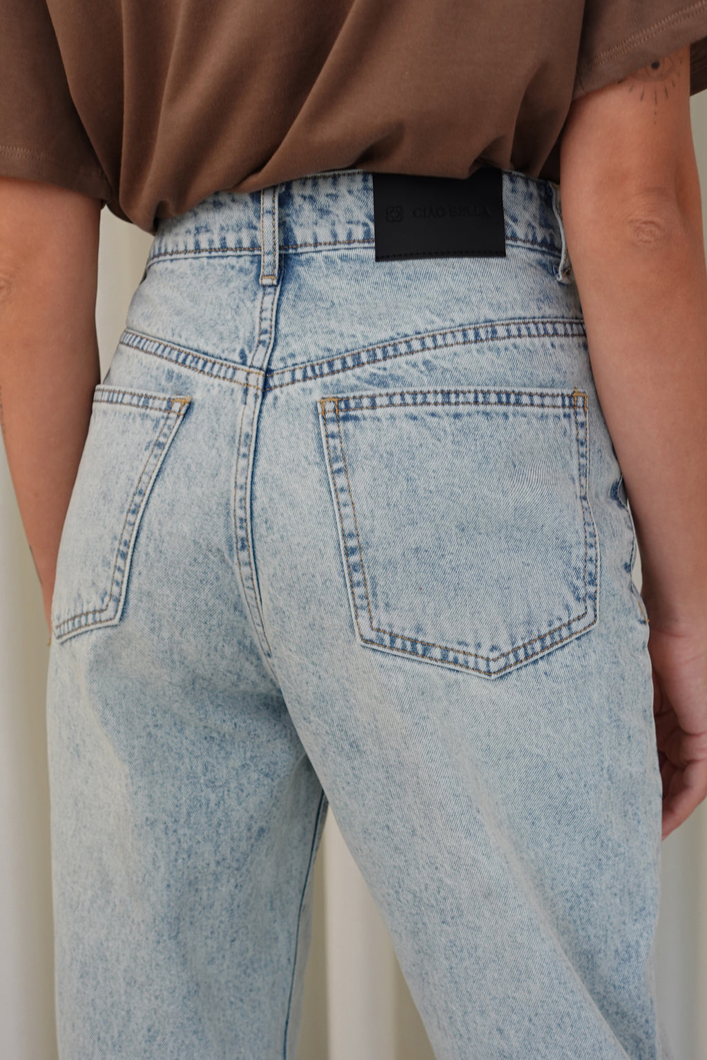 Denim classy recto - Celeste
