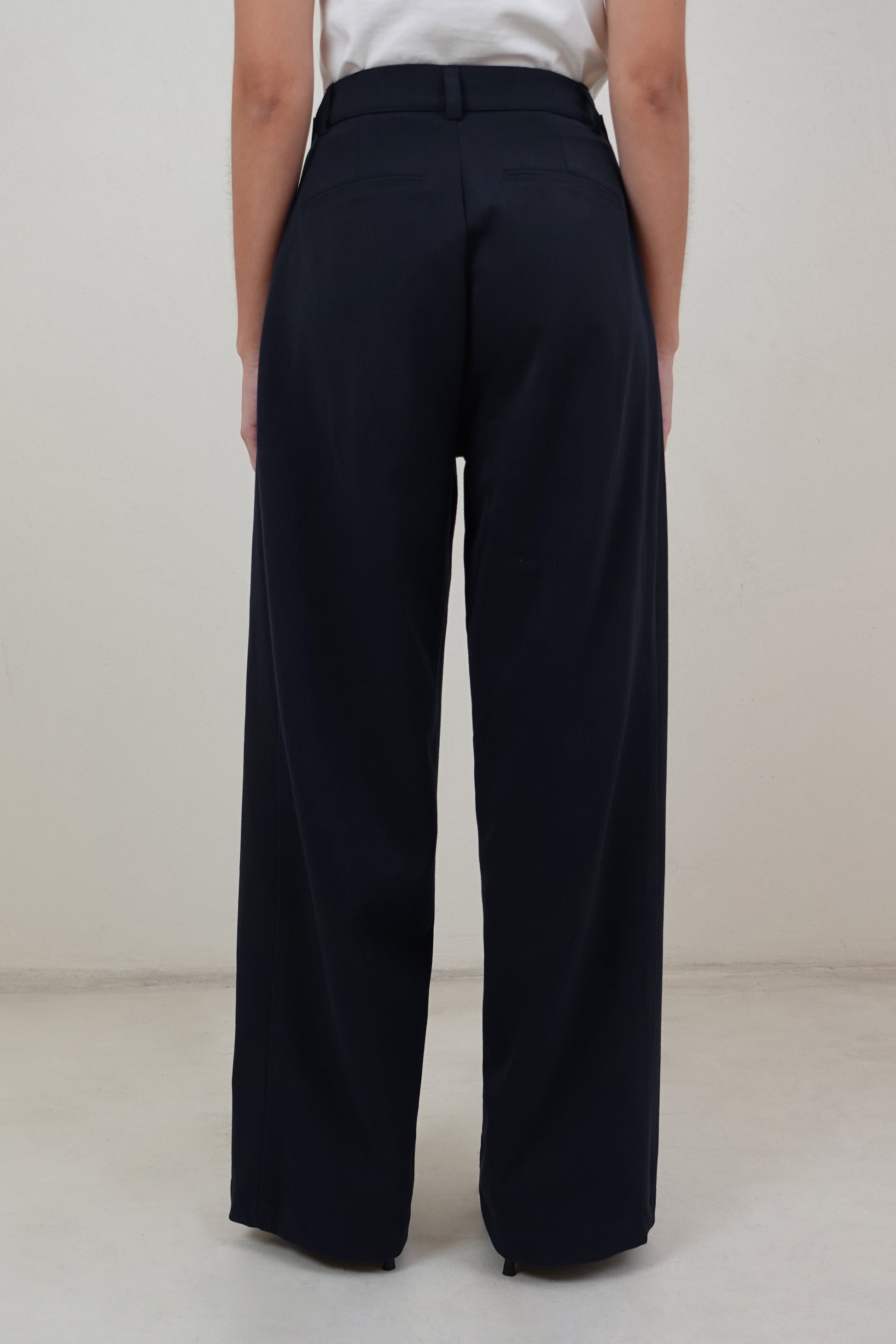 Pantalón sastre regulable - Azul
