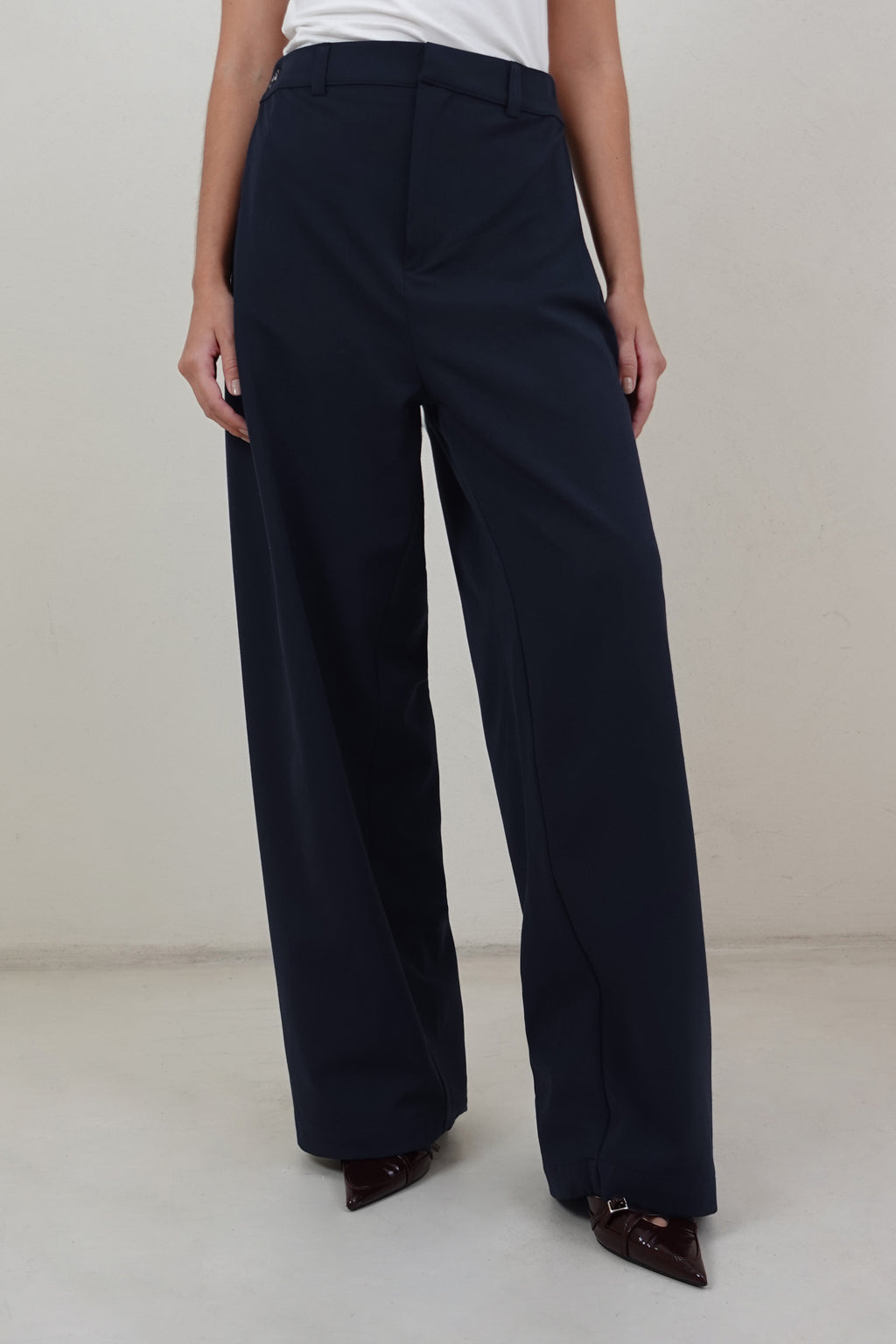 Pantalón sastre regulable - Azul