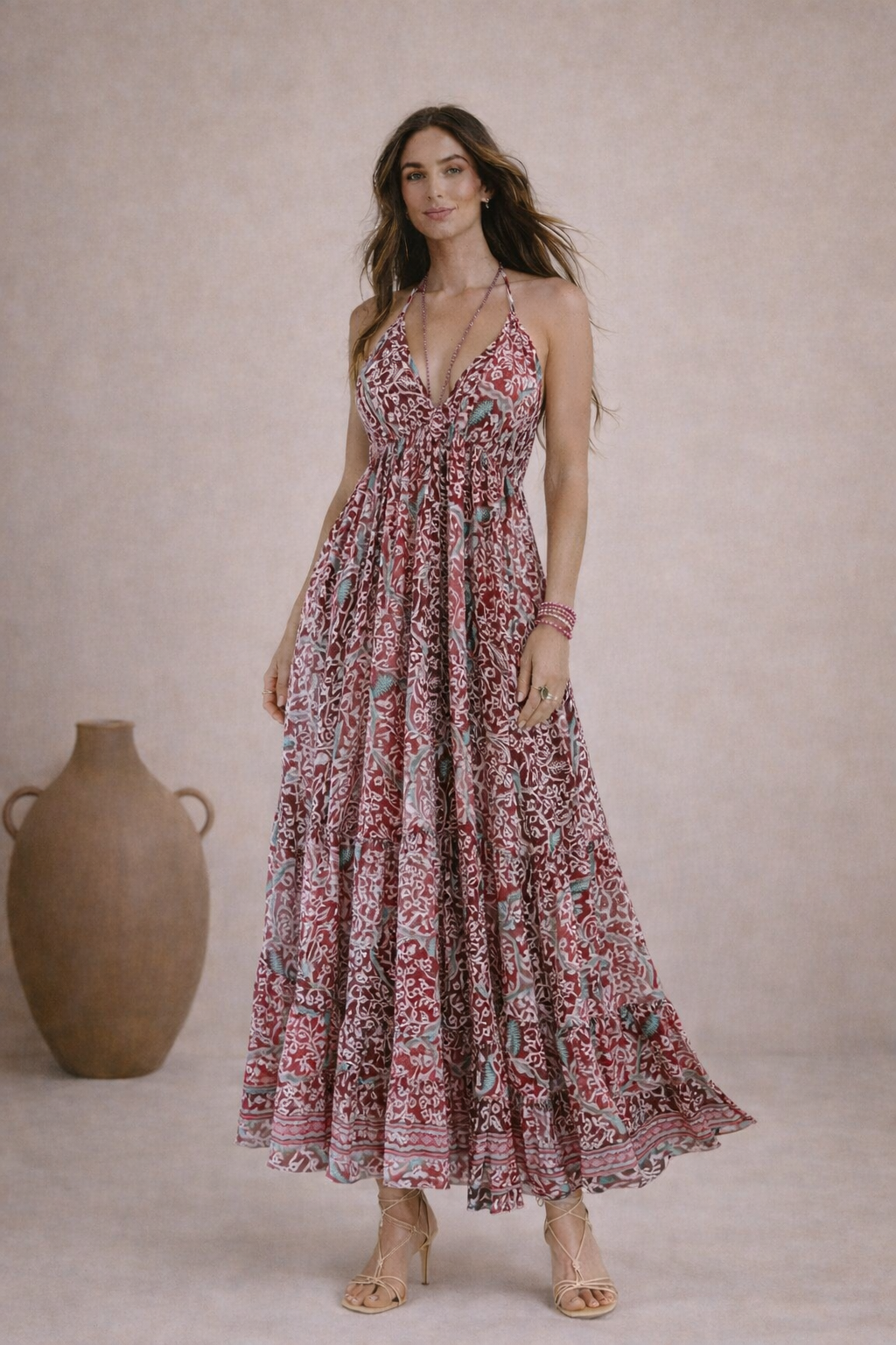 VESTIDO AMARA - VINO