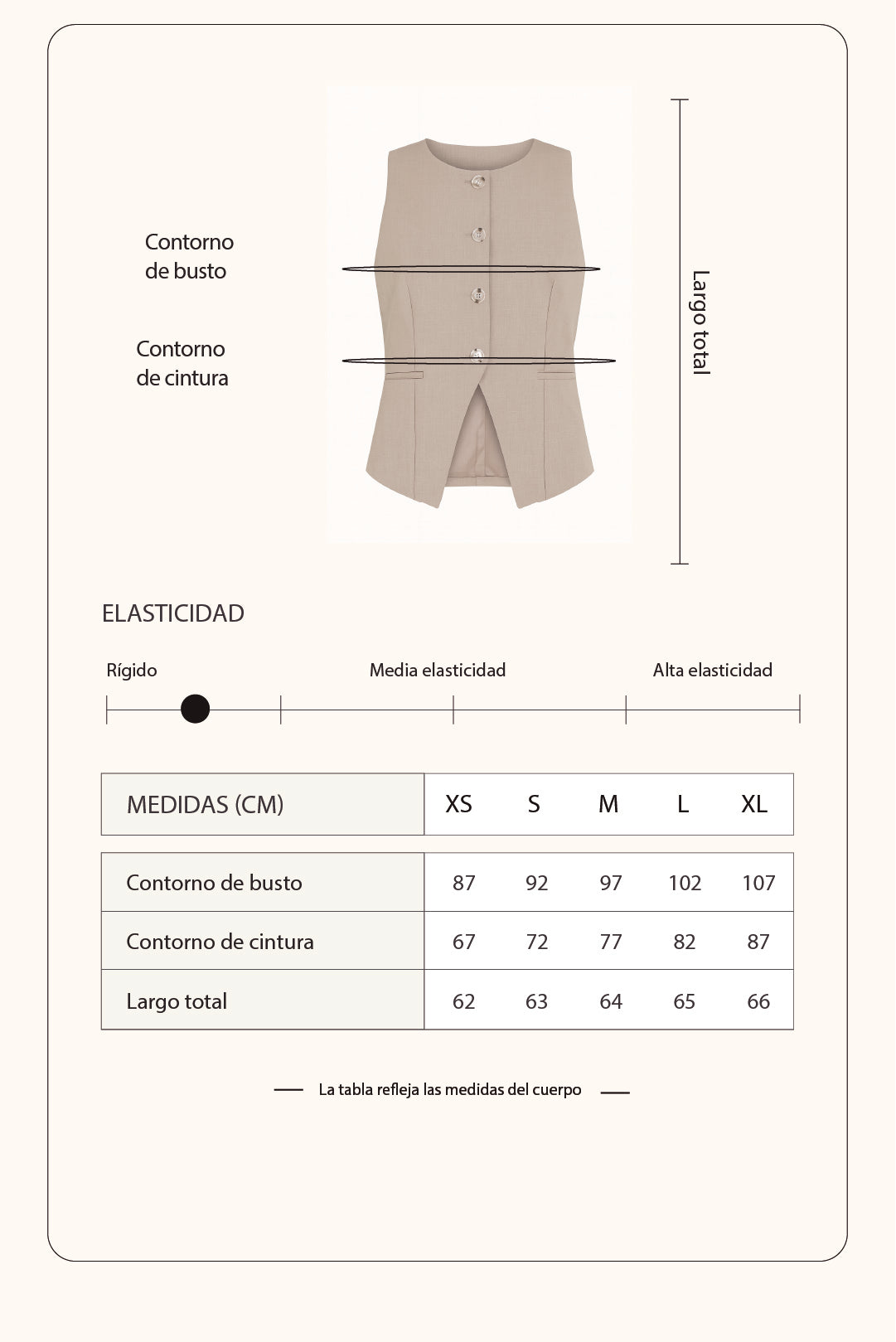 Chaleco sastre - Beige