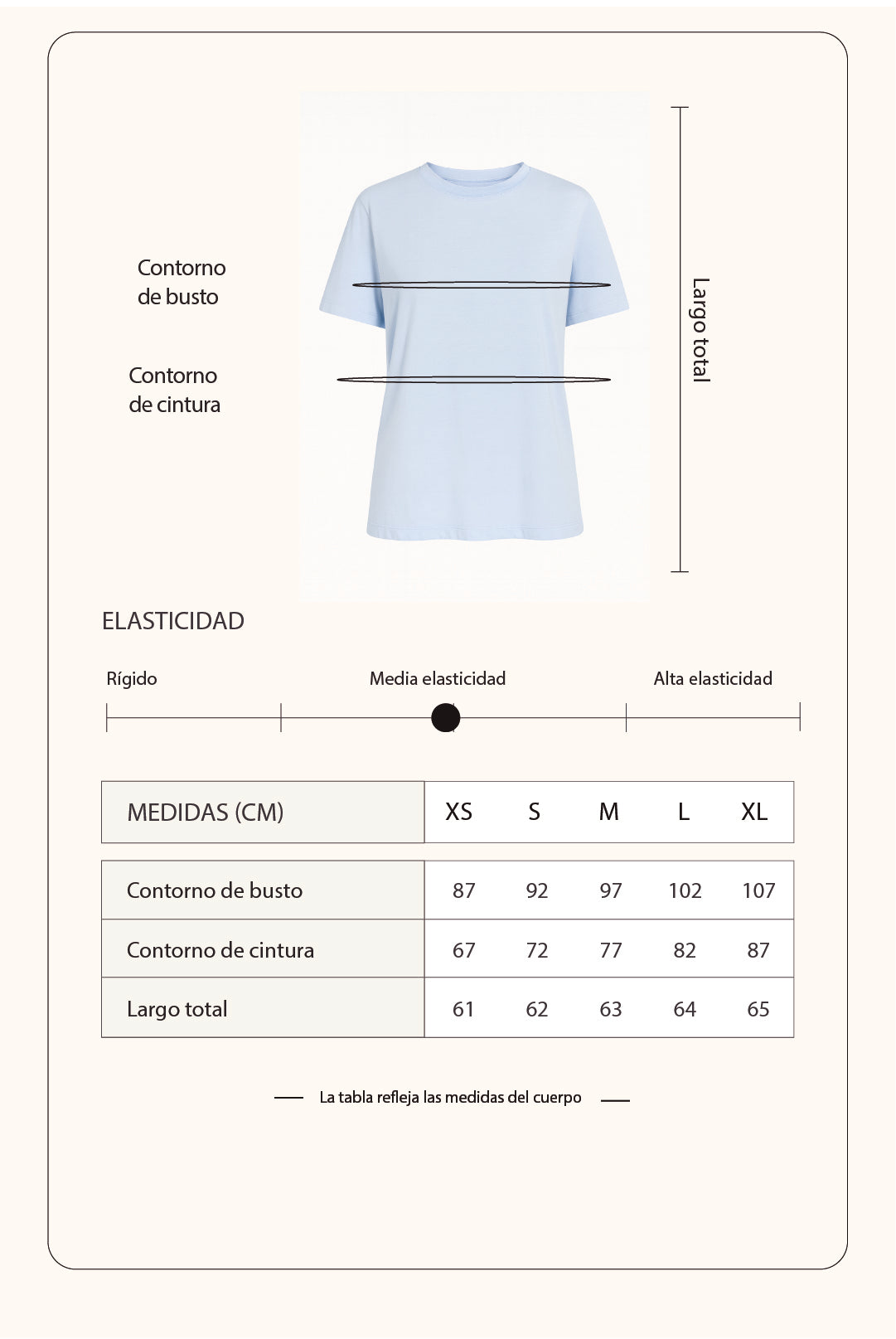 Camiseta regular fit - Celeste