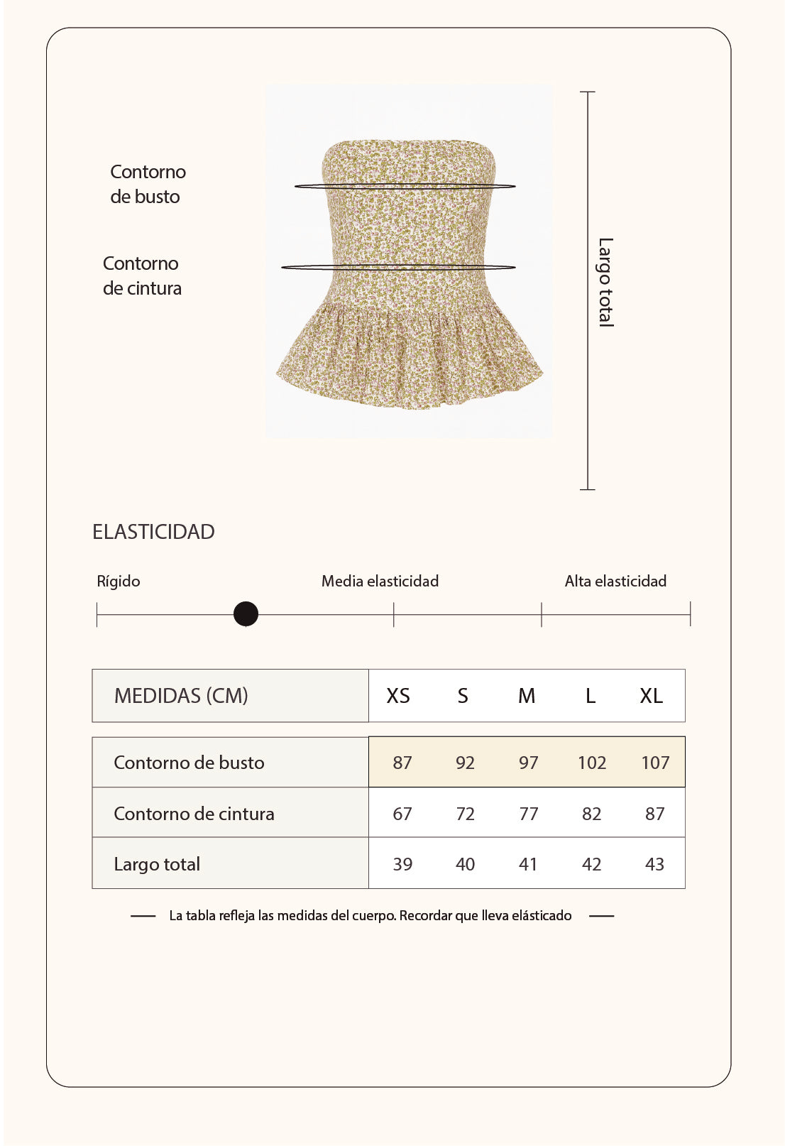 Top peplum - Estampado