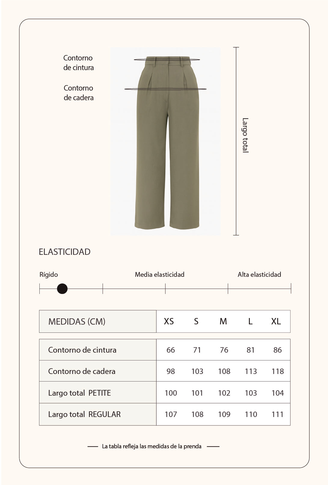 Pantalón recto - Verde