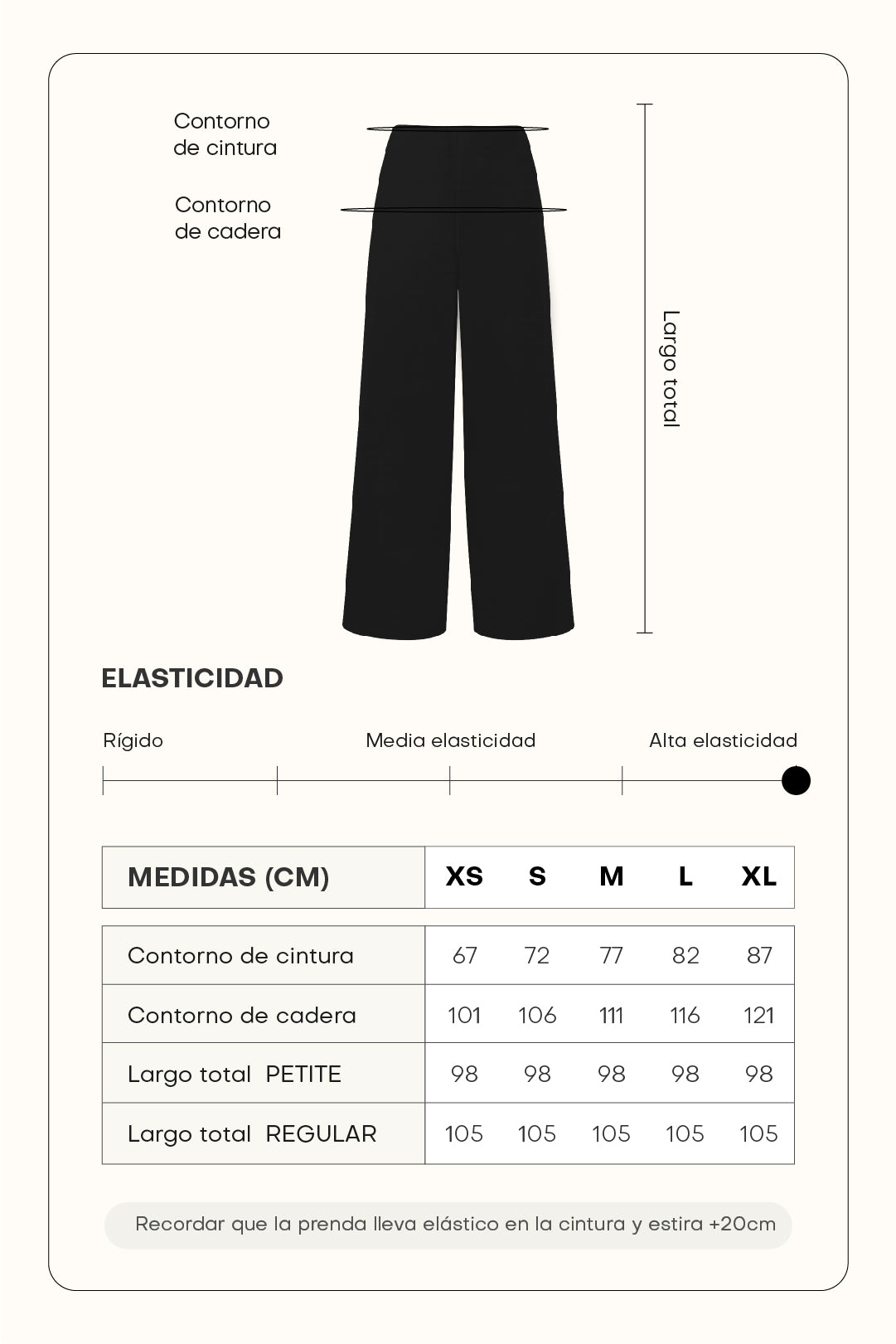 Pantalón wide leg soft - Gris oscuro